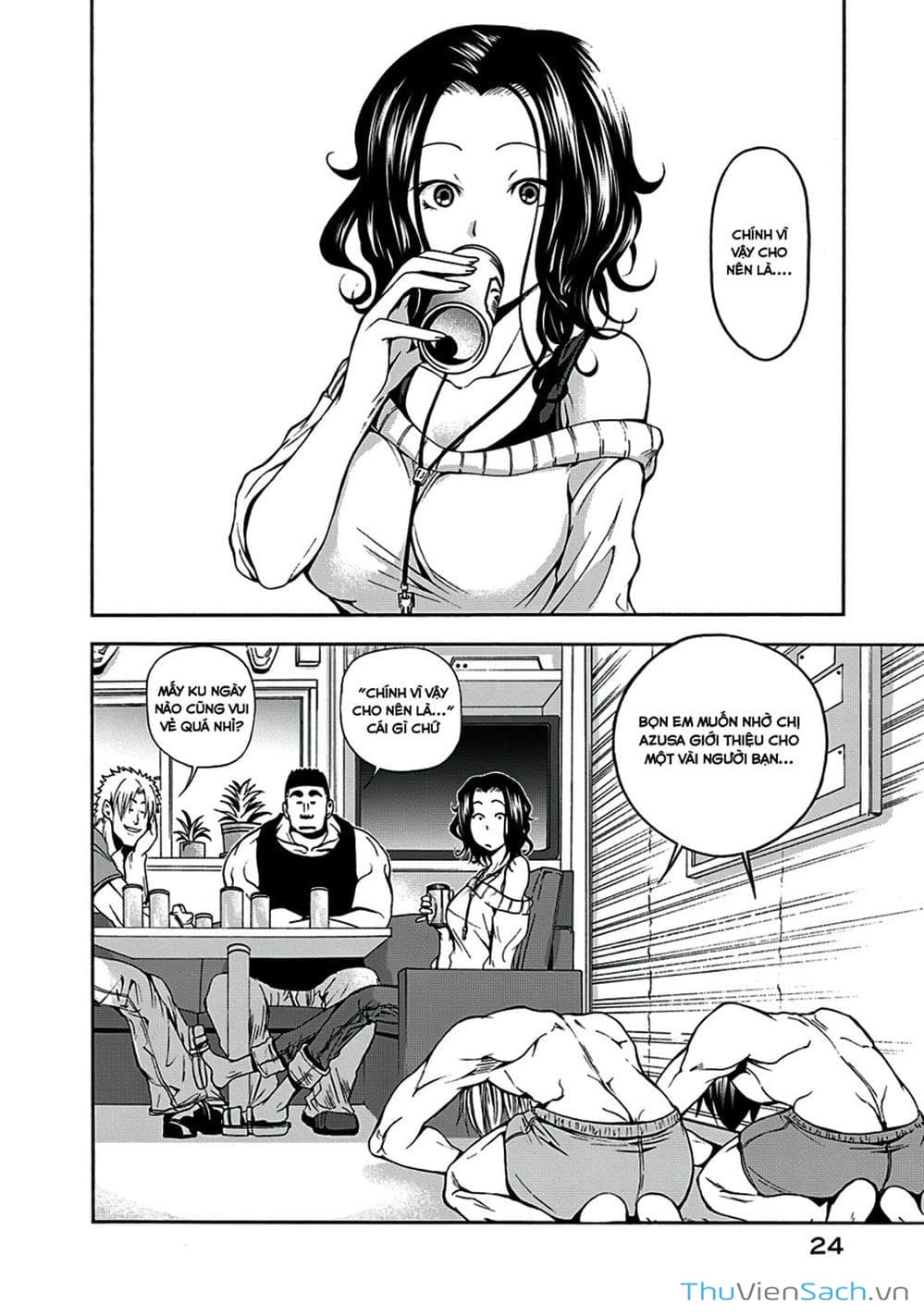 Truyện Tranh Cô Gái Thích Lặn - Grand Blue trang 3