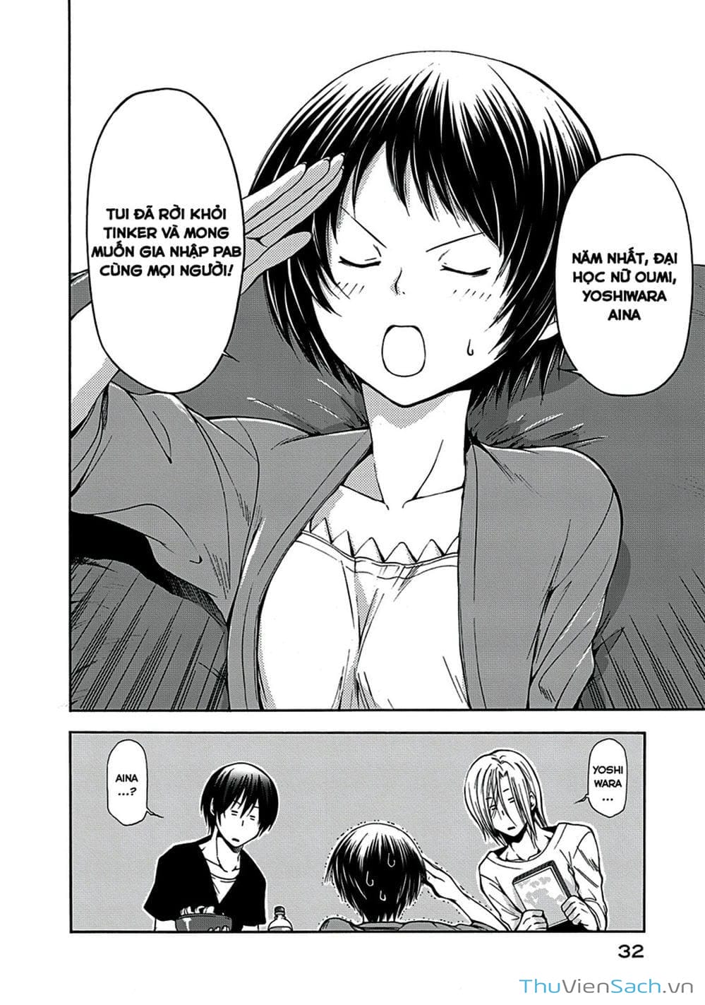 Truyện Tranh Cô Gái Thích Lặn - Grand Blue trang 3