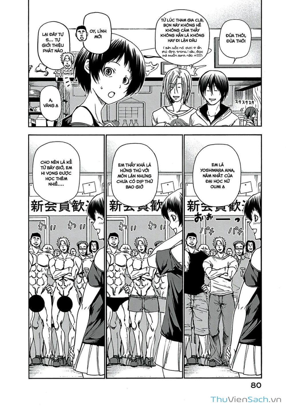 Truyện Tranh Cô Gái Thích Lặn - Grand Blue trang 3