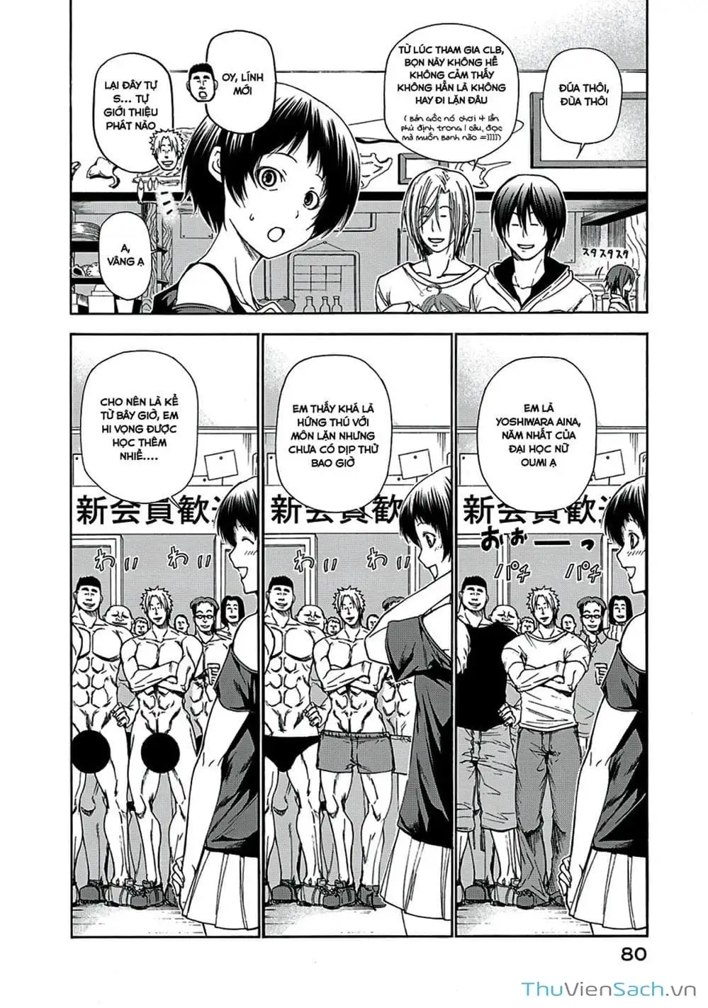 Truyện Tranh Cô Gái Thích Lặn - Grand Blue trang 3