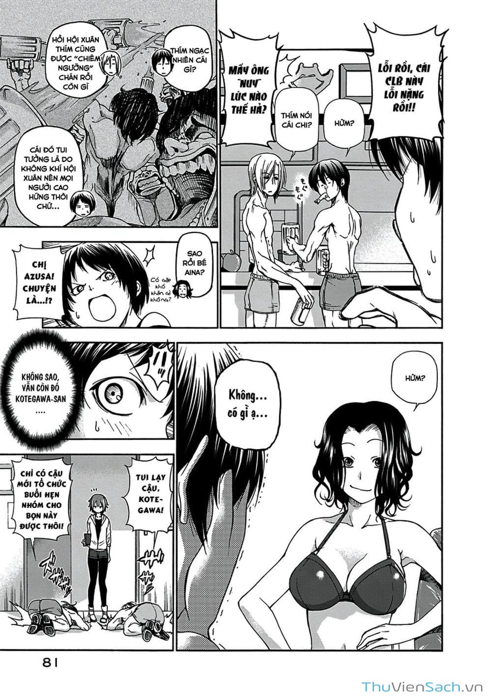 Truyện Tranh Cô Gái Thích Lặn - Grand Blue trang 3