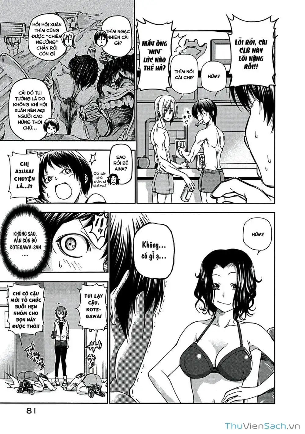 Truyện Tranh Cô Gái Thích Lặn - Grand Blue trang 3