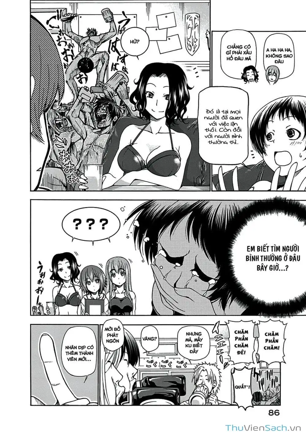 Truyện Tranh Cô Gái Thích Lặn - Grand Blue trang 3