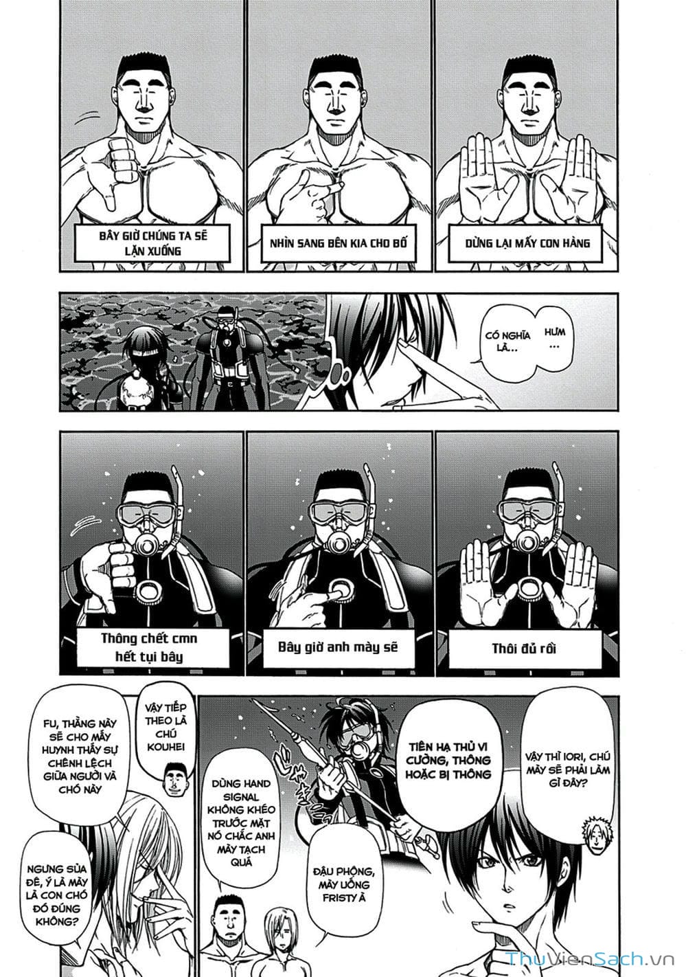 Truyện Tranh Cô Gái Thích Lặn - Grand Blue trang 3