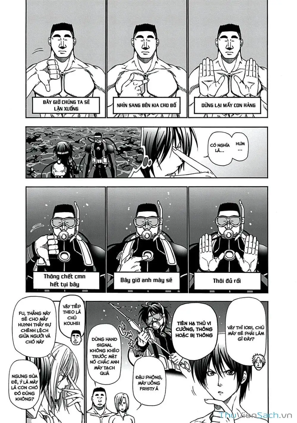 Truyện Tranh Cô Gái Thích Lặn - Grand Blue trang 3