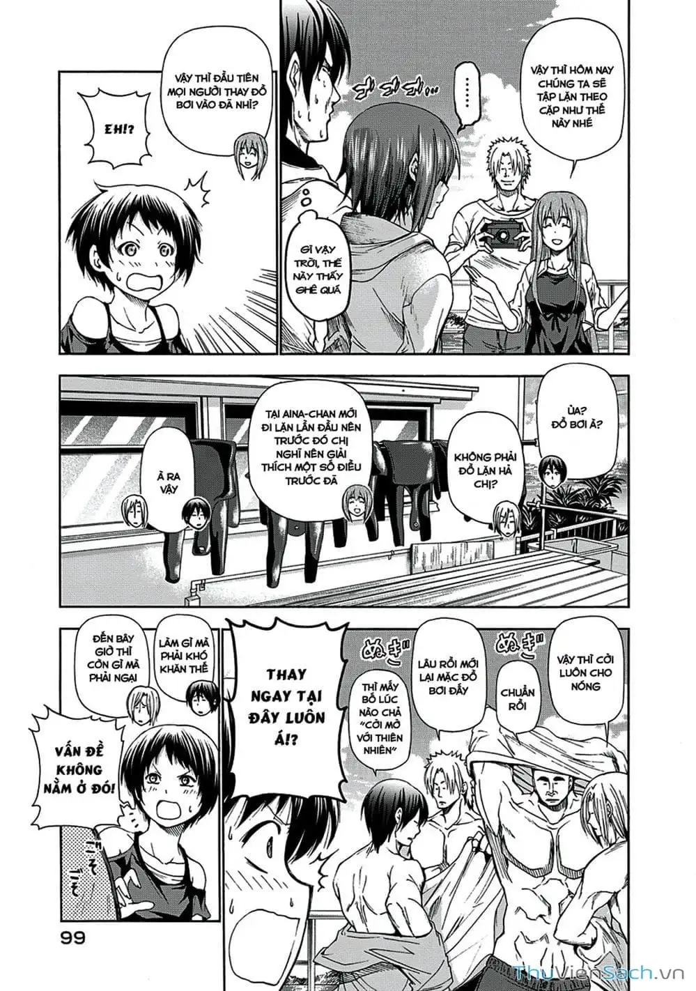 Truyện Tranh Cô Gái Thích Lặn - Grand Blue trang 3