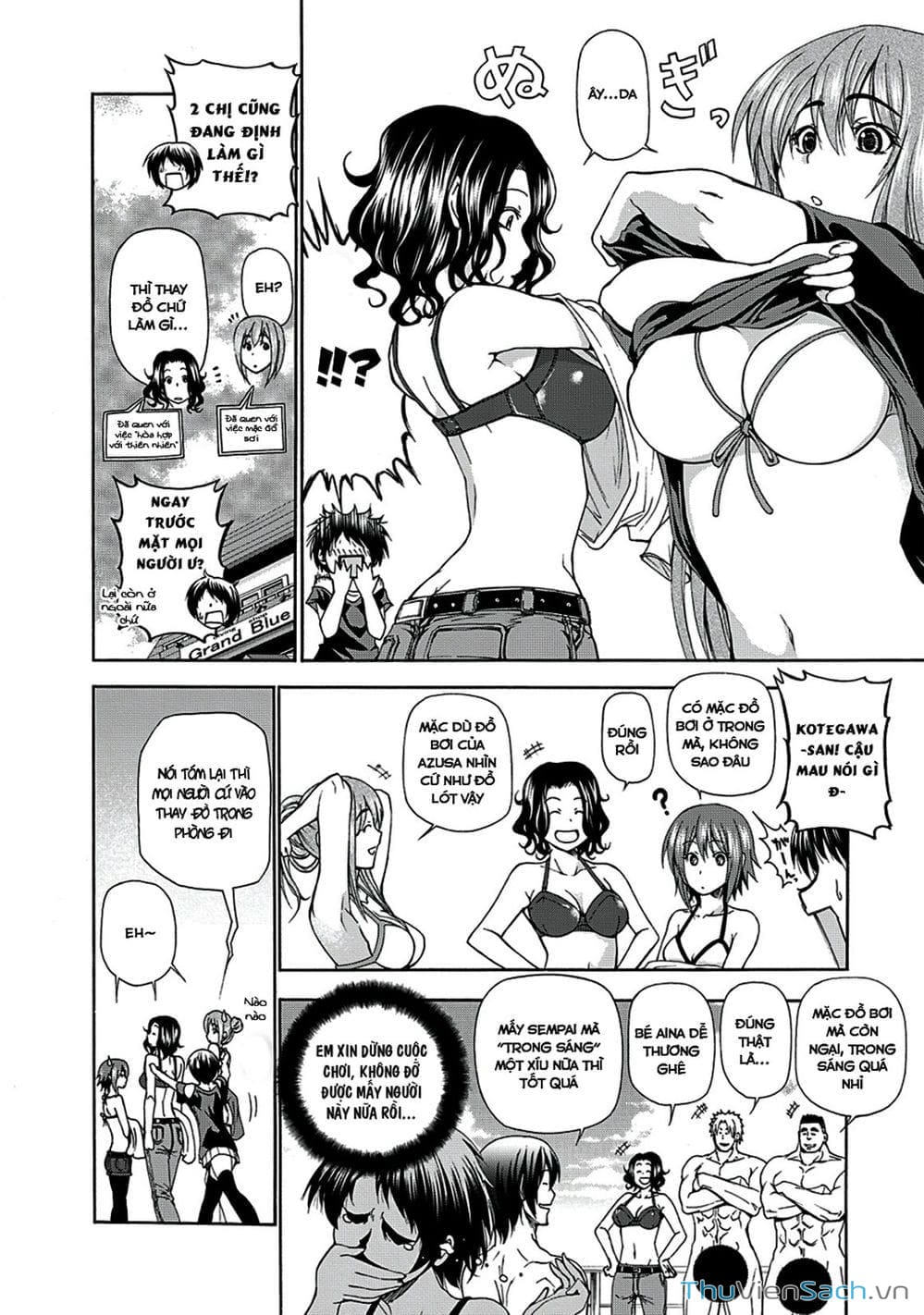Truyện Tranh Cô Gái Thích Lặn - Grand Blue trang 3