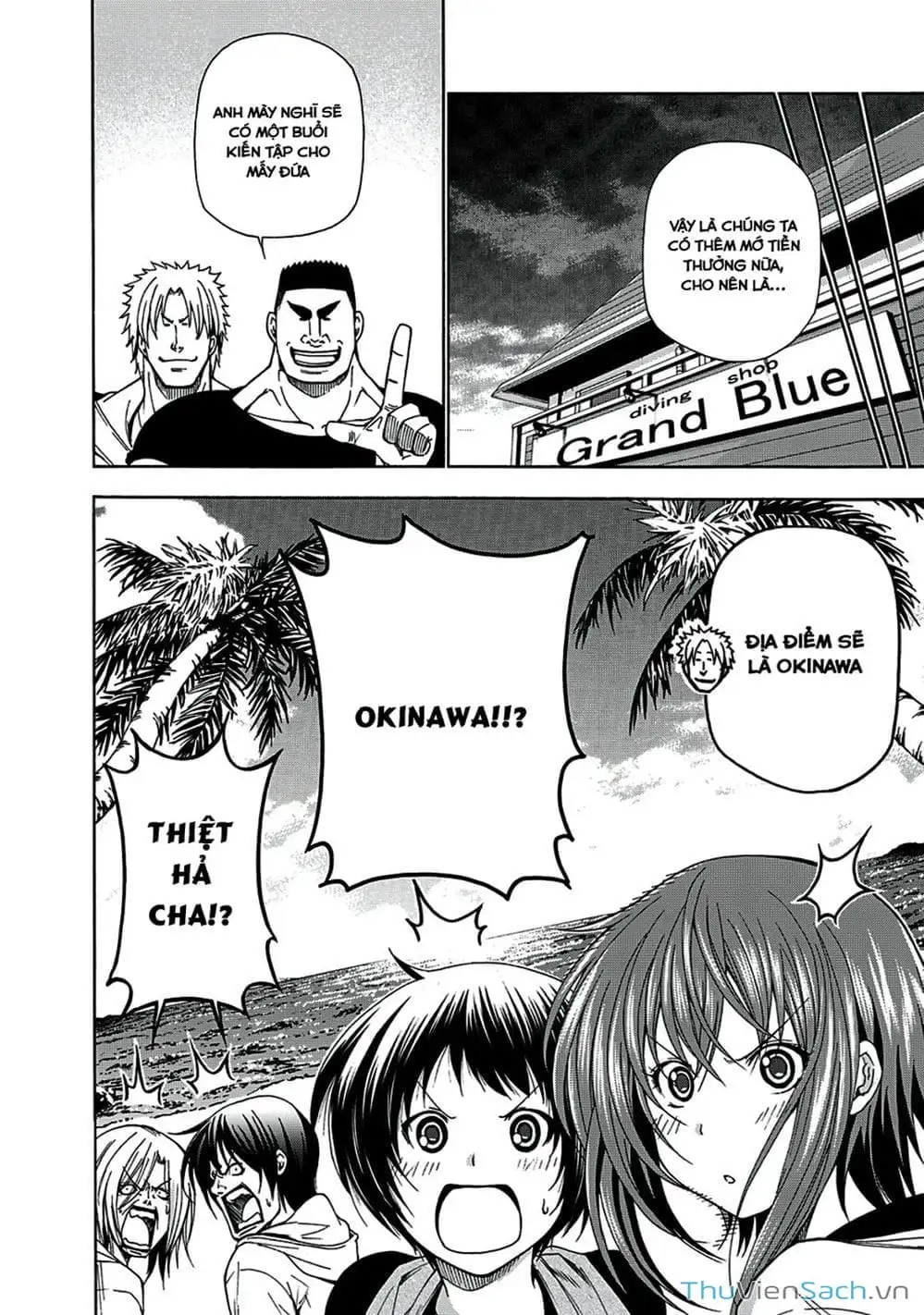 Truyện Tranh Cô Gái Thích Lặn - Grand Blue trang 3