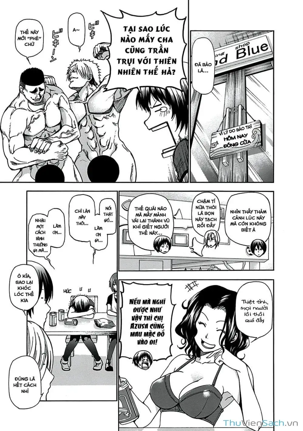 Truyện Tranh Cô Gái Thích Lặn - Grand Blue trang 3