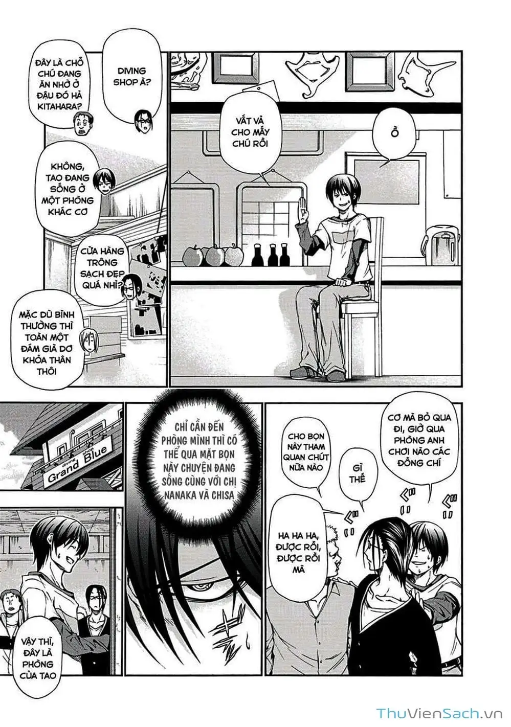Truyện Tranh Cô Gái Thích Lặn - Grand Blue trang 3