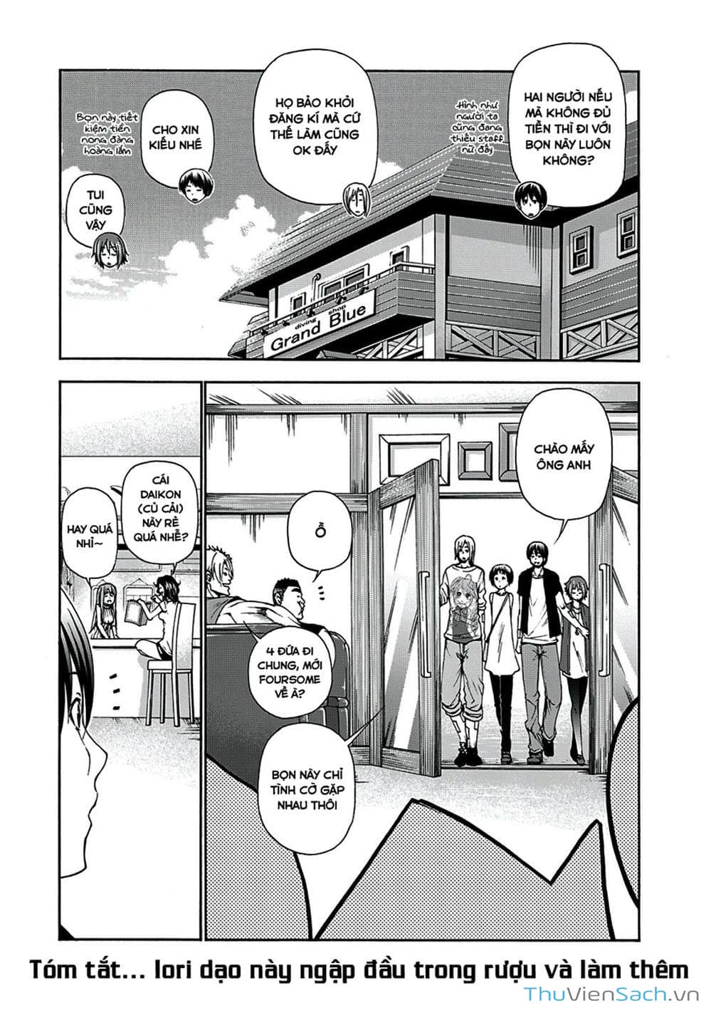 Truyện Tranh Cô Gái Thích Lặn - Grand Blue trang 3