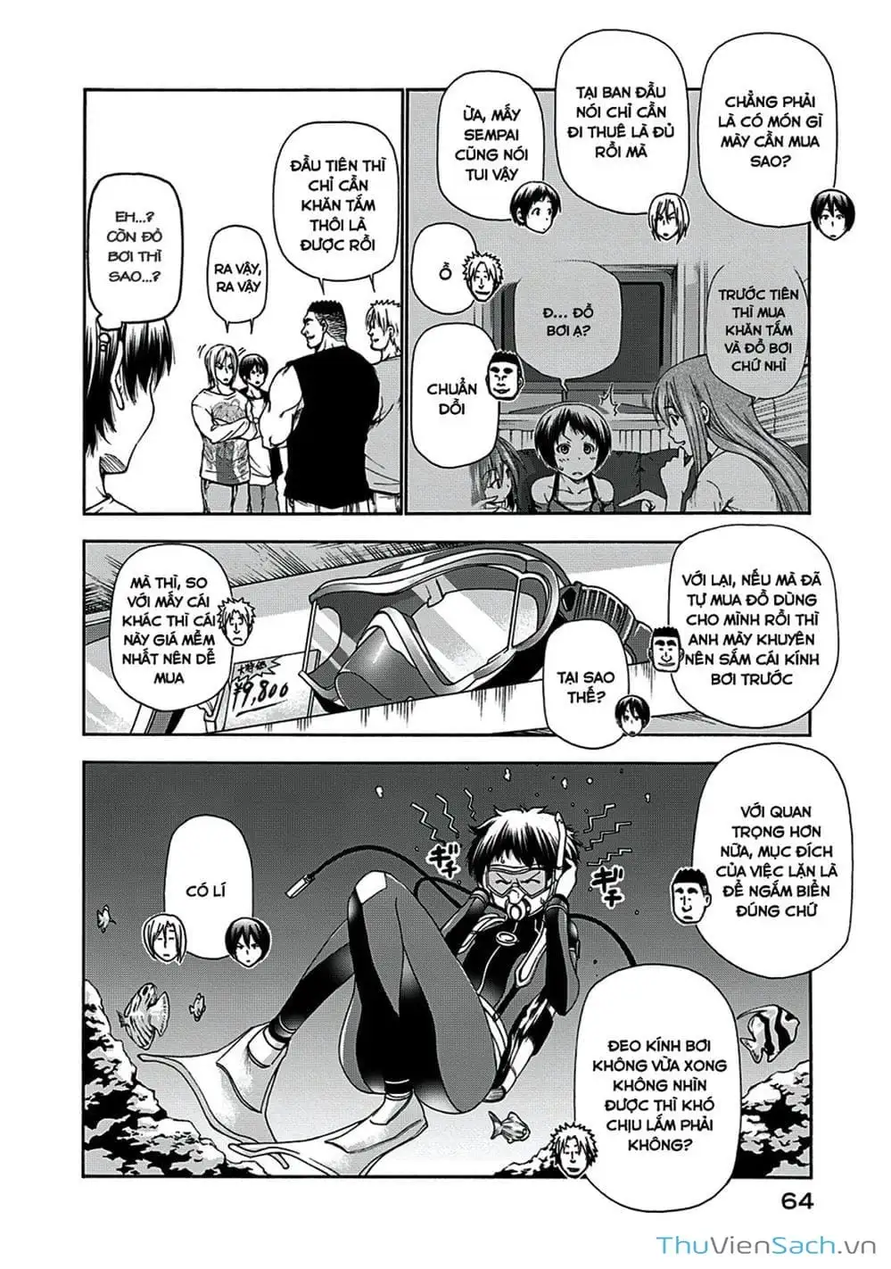 Truyện Tranh Cô Gái Thích Lặn - Grand Blue trang 3