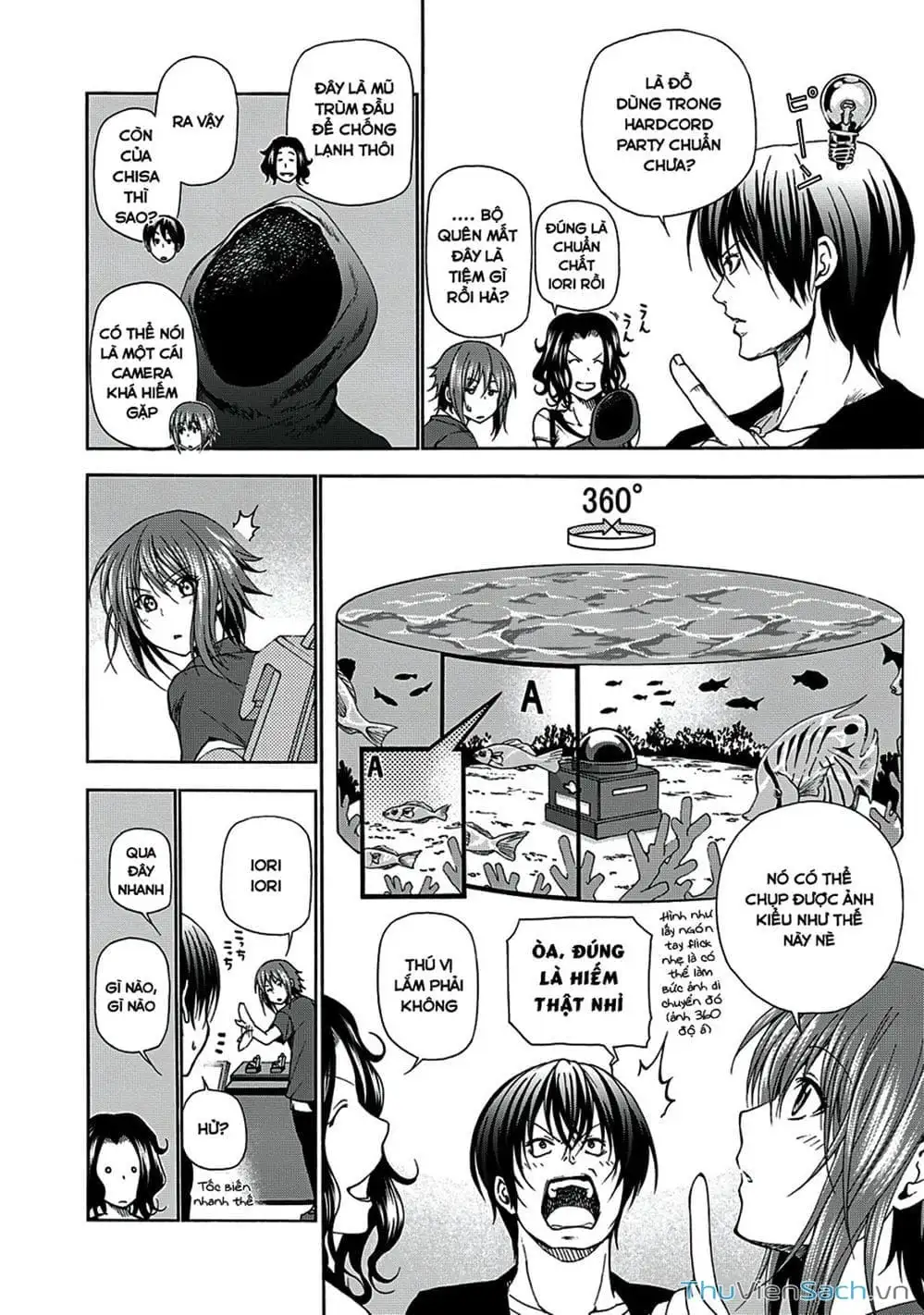 Truyện Tranh Cô Gái Thích Lặn - Grand Blue trang 3