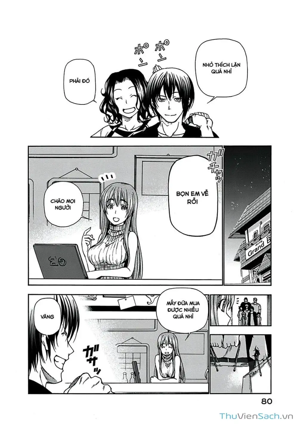 Truyện Tranh Cô Gái Thích Lặn - Grand Blue trang 3