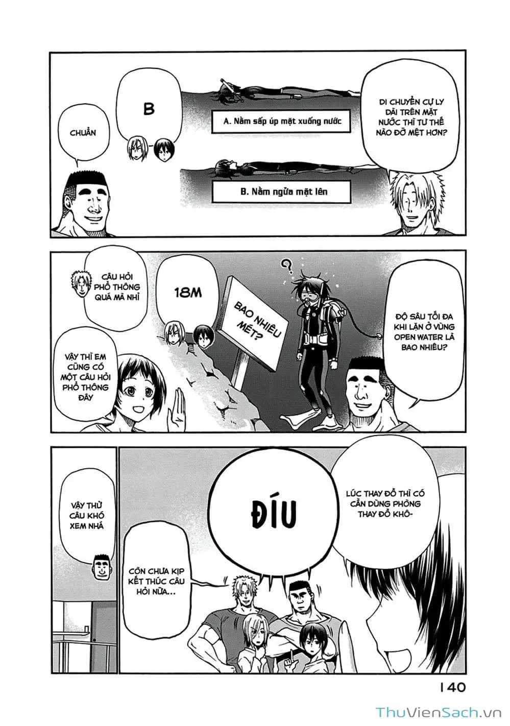 Truyện Tranh Cô Gái Thích Lặn - Grand Blue trang 3
