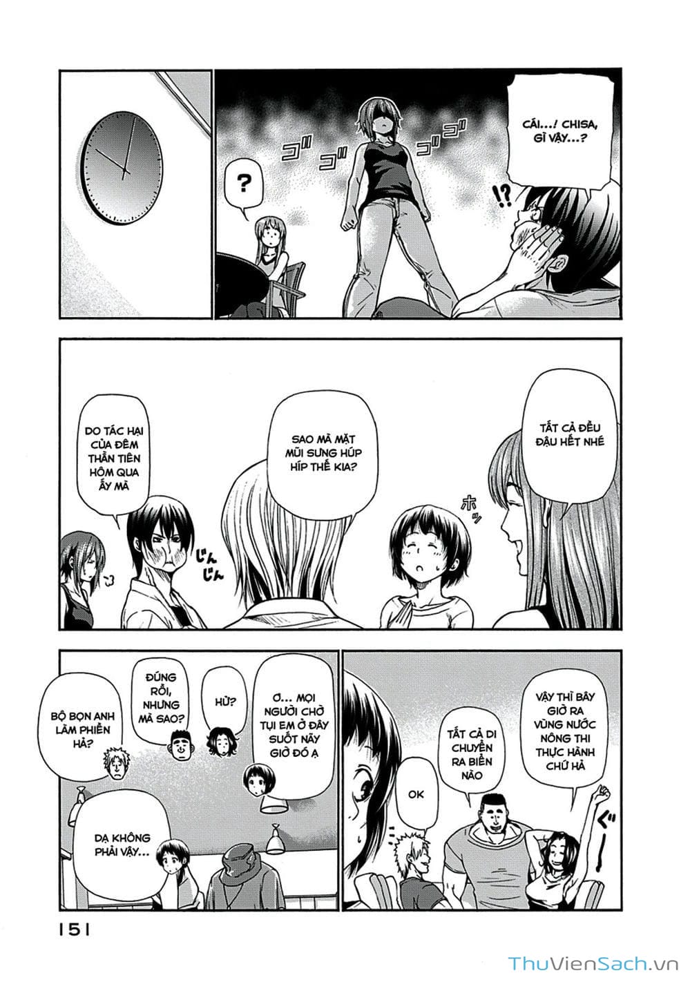 Truyện Tranh Cô Gái Thích Lặn - Grand Blue trang 3