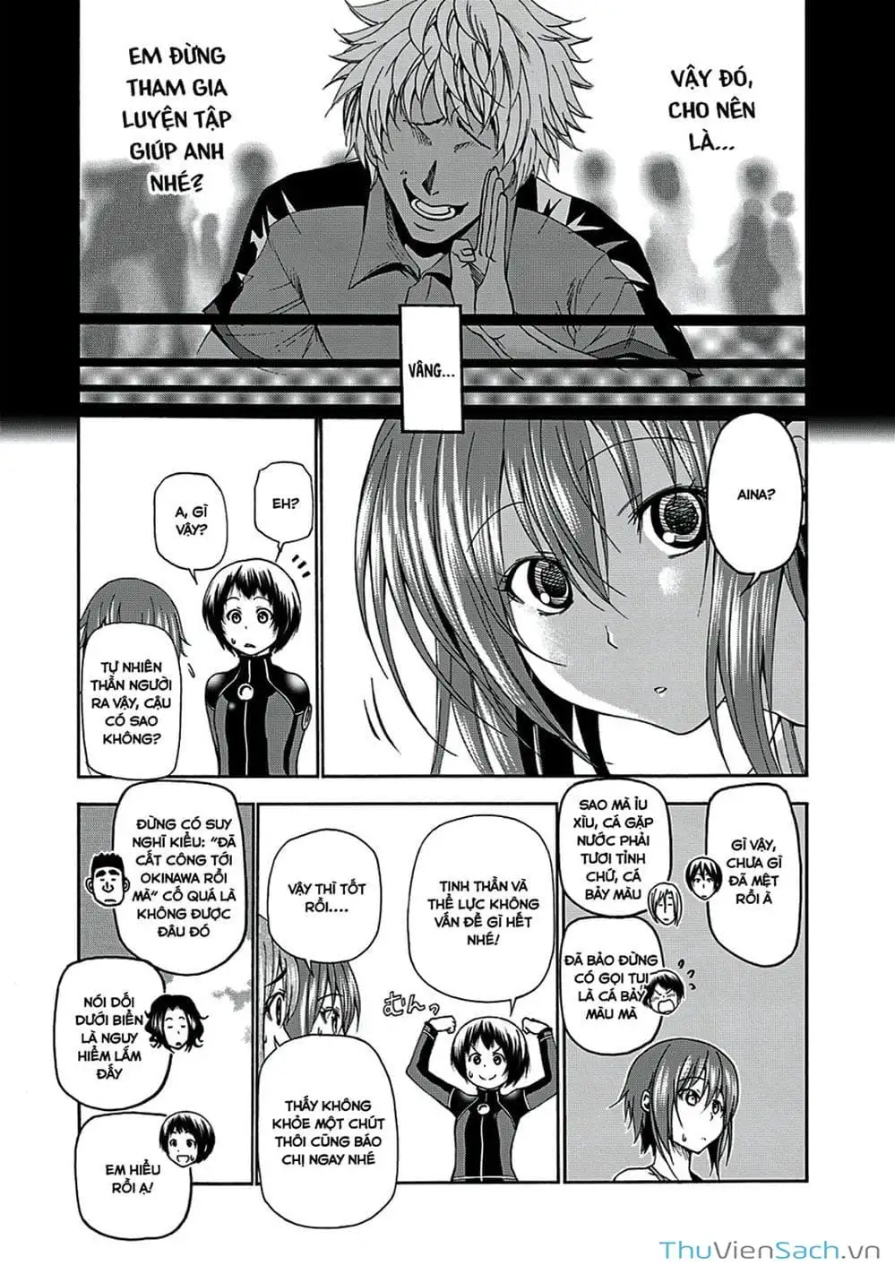 Truyện Tranh Cô Gái Thích Lặn - Grand Blue trang 3