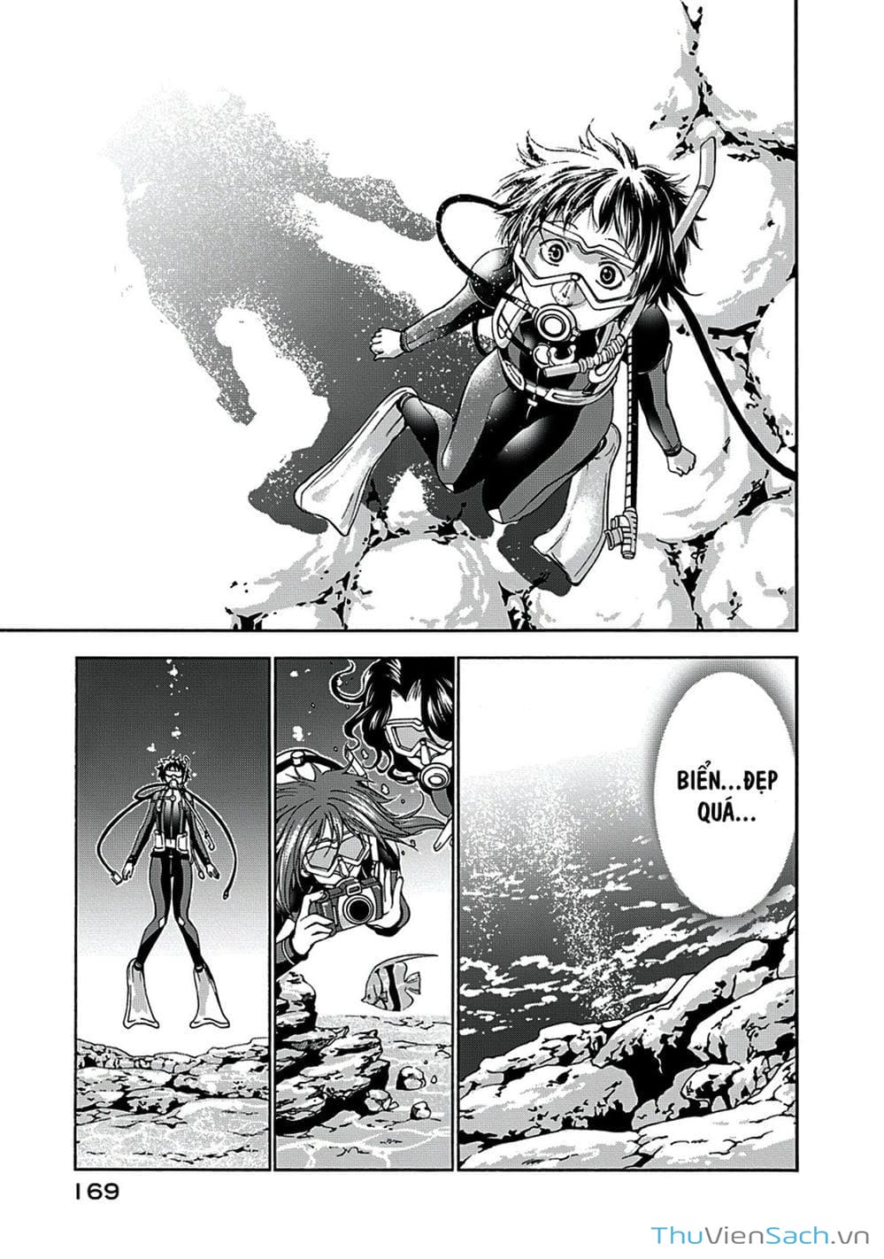 Truyện Tranh Cô Gái Thích Lặn - Grand Blue trang 3