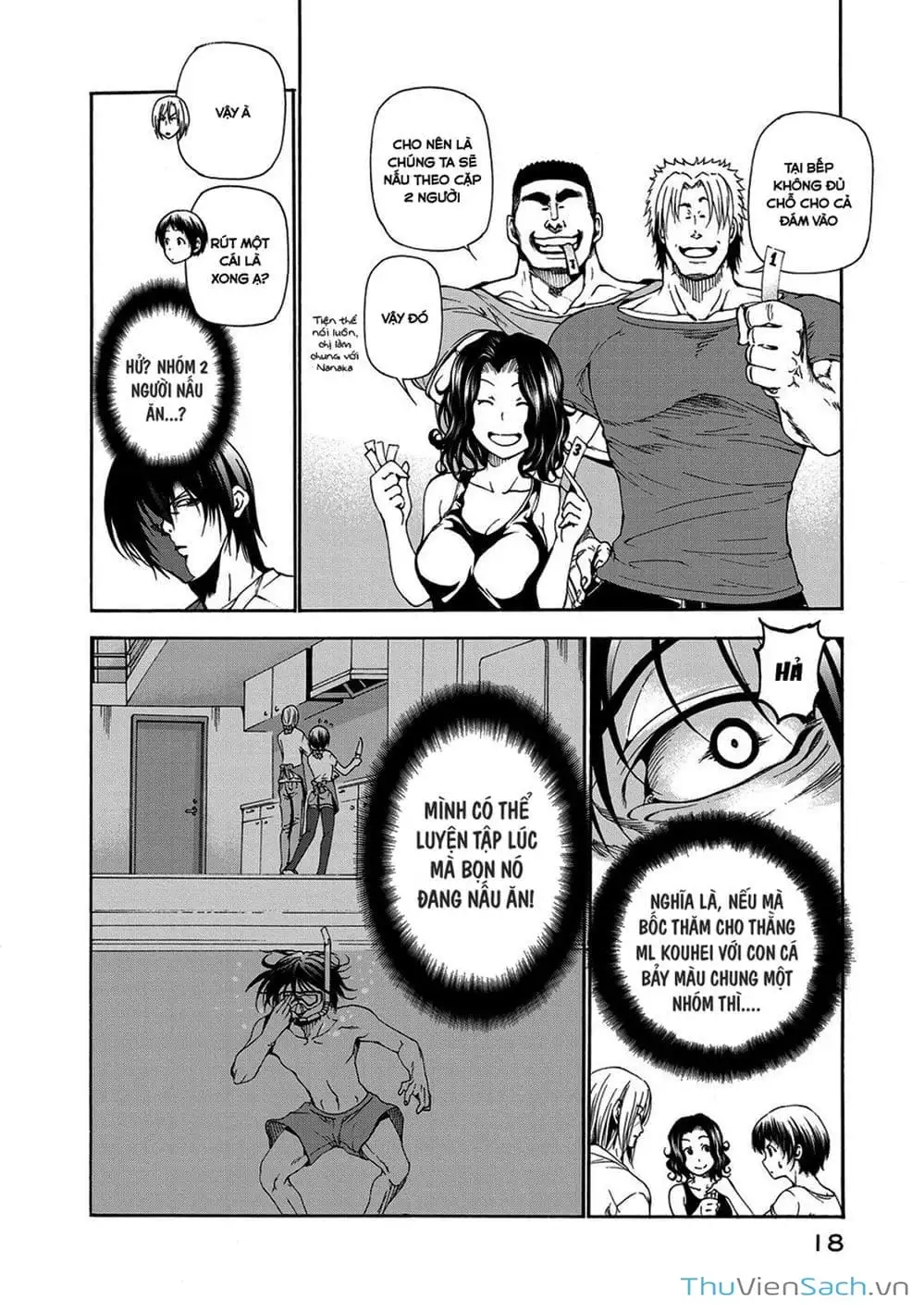 Truyện Tranh Cô Gái Thích Lặn - Grand Blue trang 3