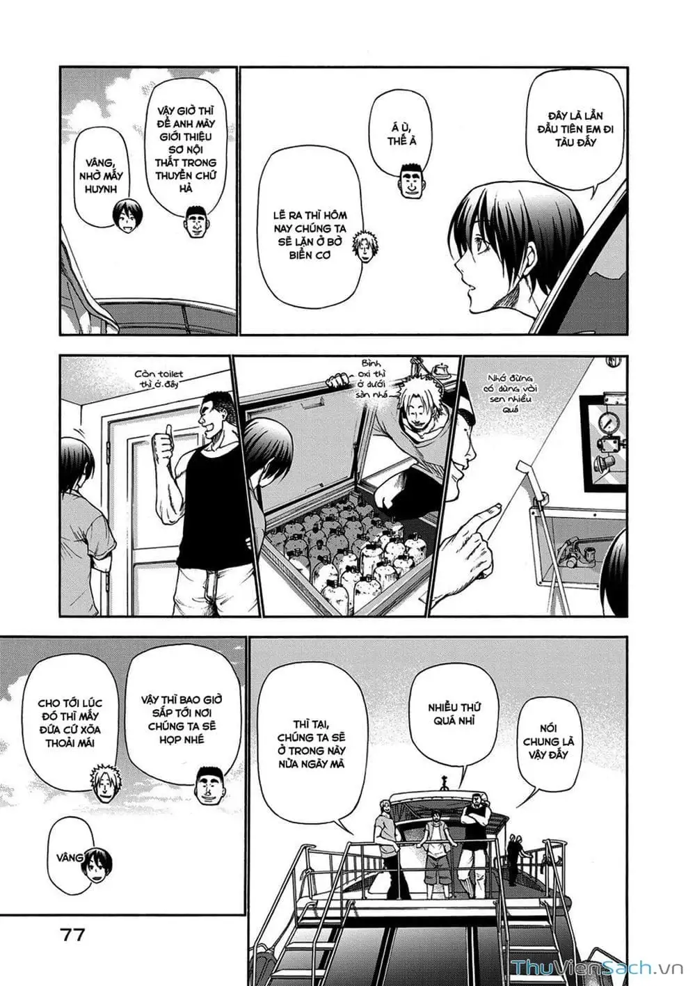 Truyện Tranh Cô Gái Thích Lặn - Grand Blue trang 3