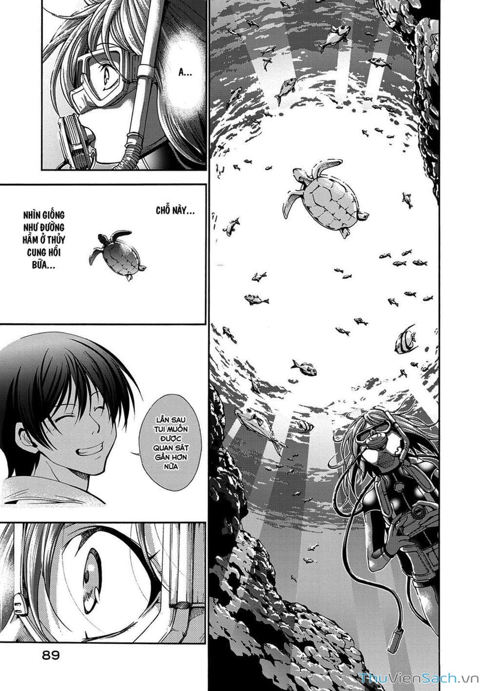 Truyện Tranh Cô Gái Thích Lặn - Grand Blue trang 3