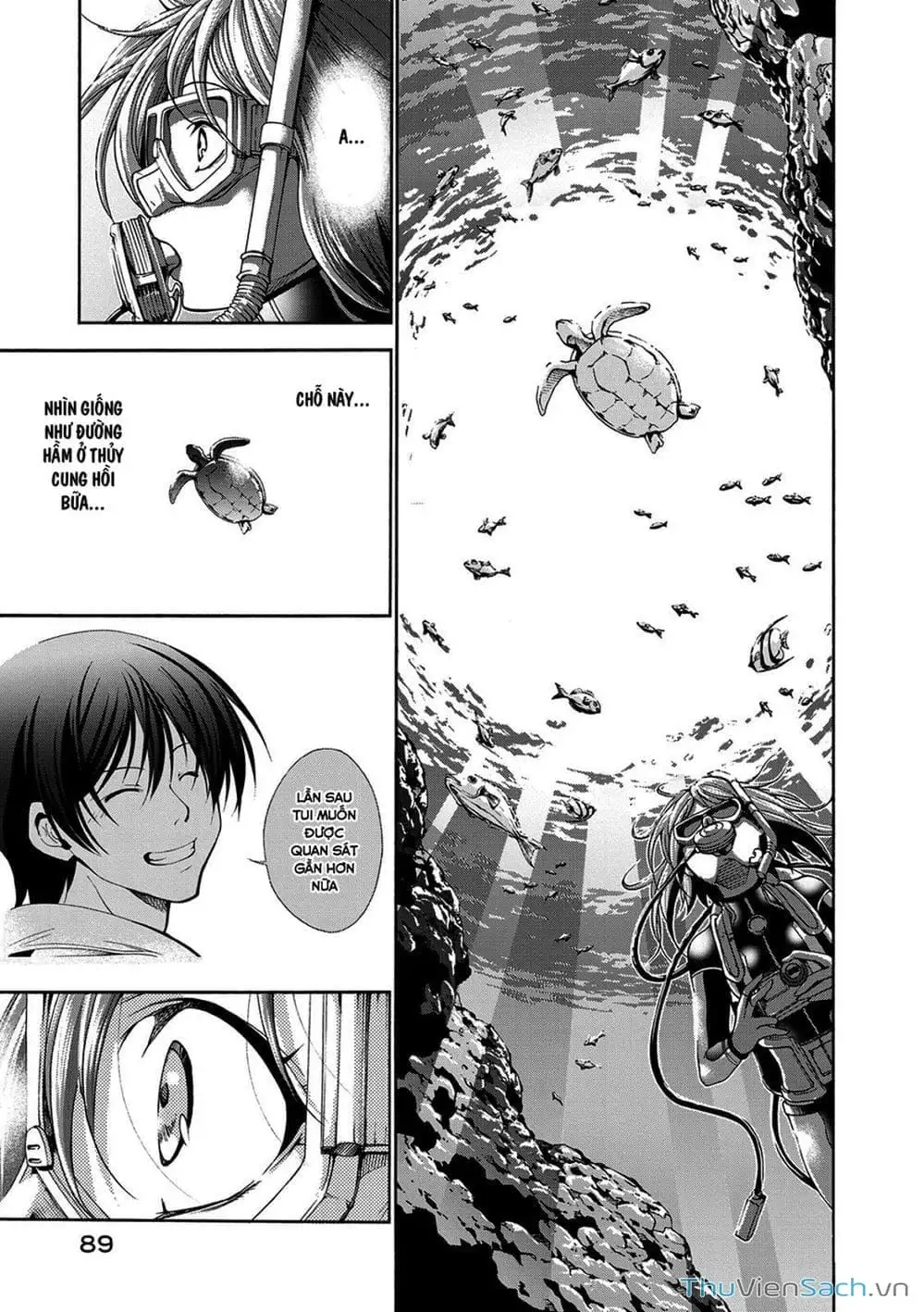 Truyện Tranh Cô Gái Thích Lặn - Grand Blue trang 3