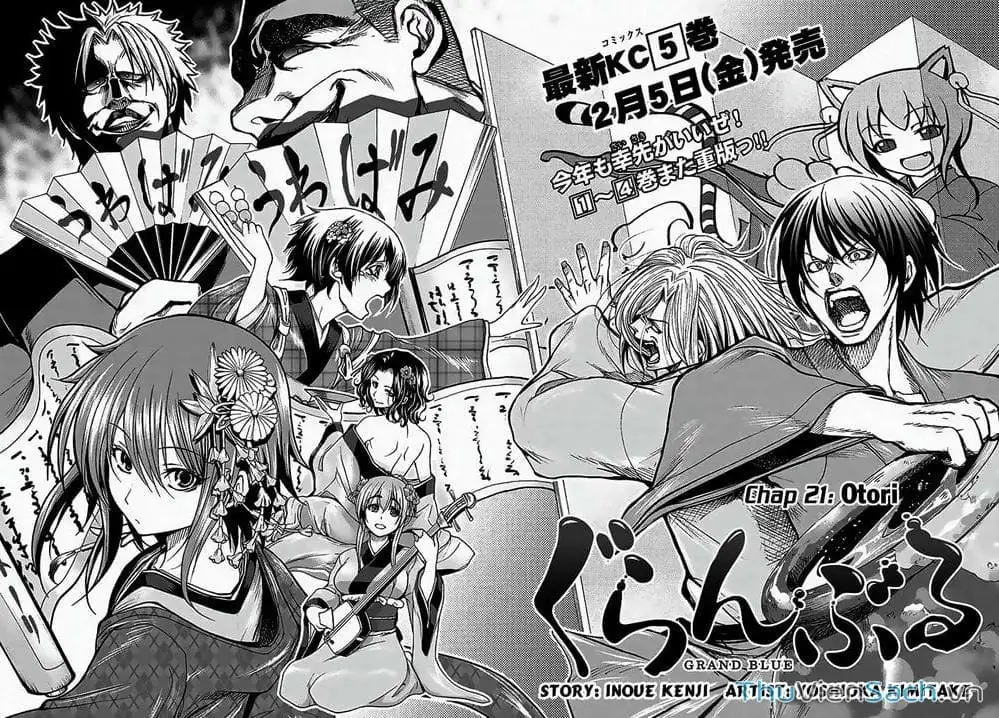 Truyện Tranh Cô Gái Thích Lặn - Grand Blue trang 3