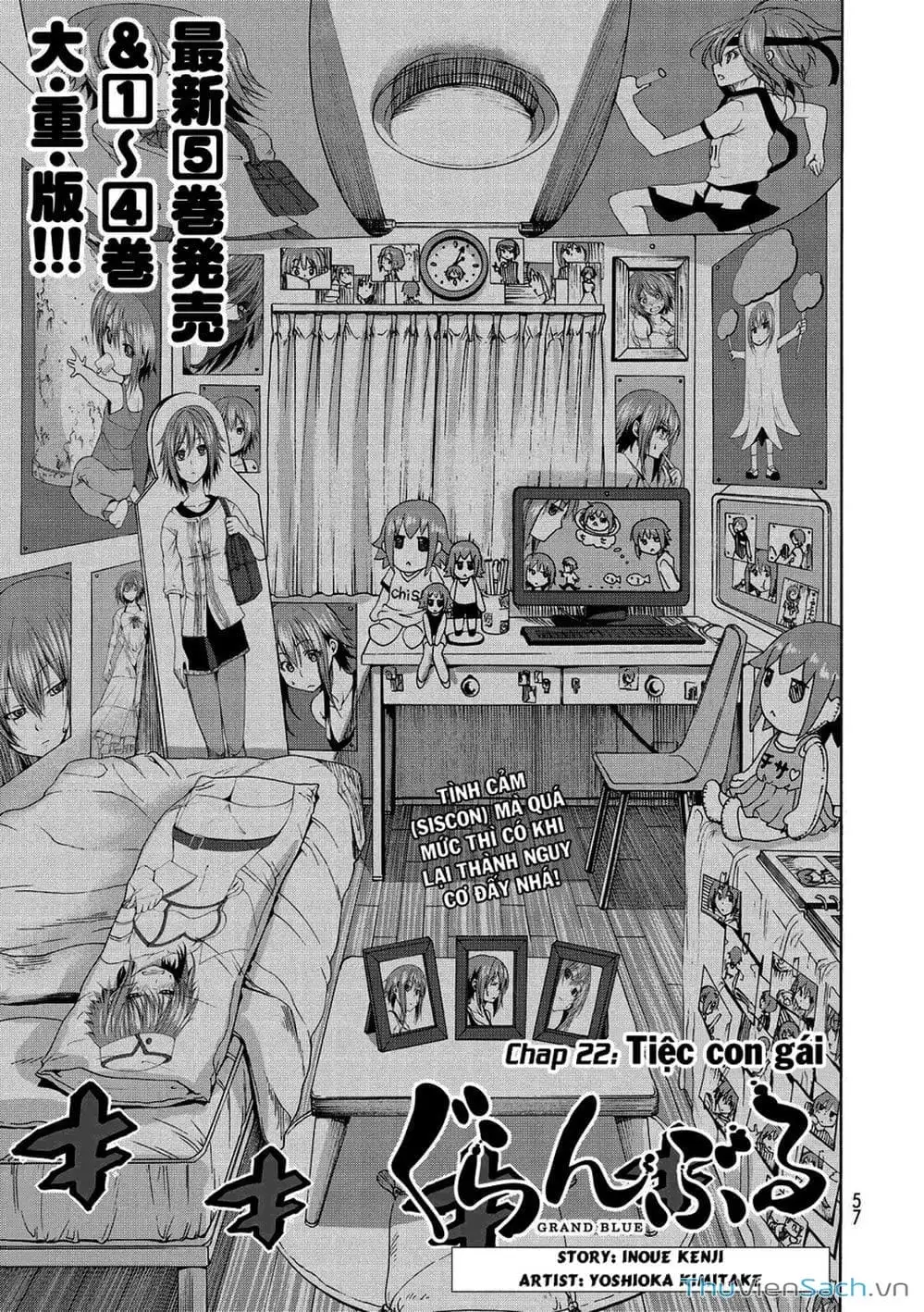 Truyện Tranh Cô Gái Thích Lặn - Grand Blue trang 3