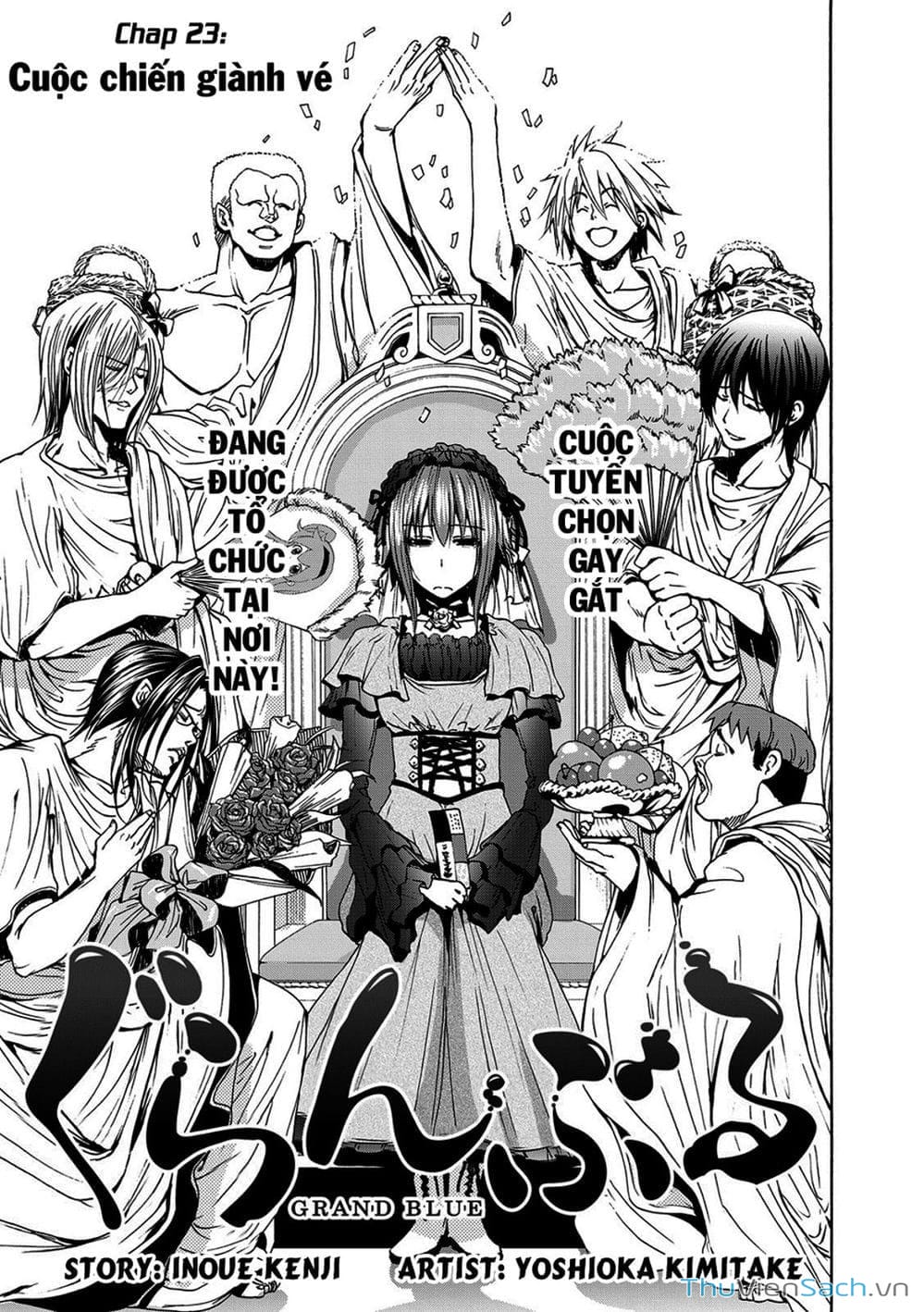 Truyện Tranh Cô Gái Thích Lặn - Grand Blue trang 3