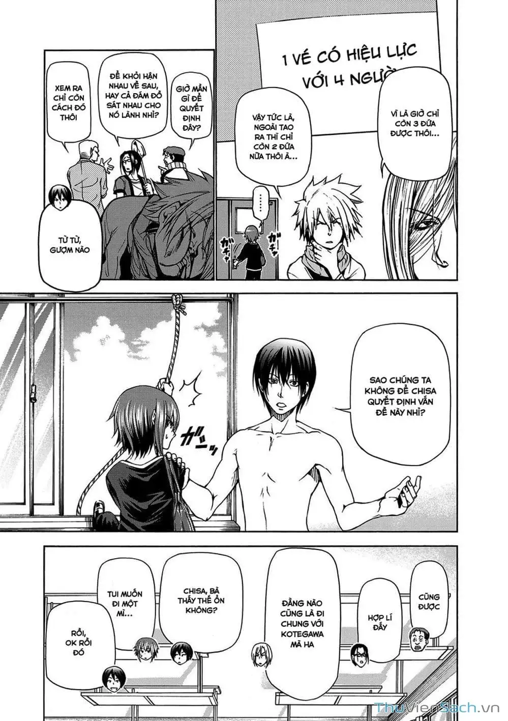 Truyện Tranh Cô Gái Thích Lặn - Grand Blue trang 3