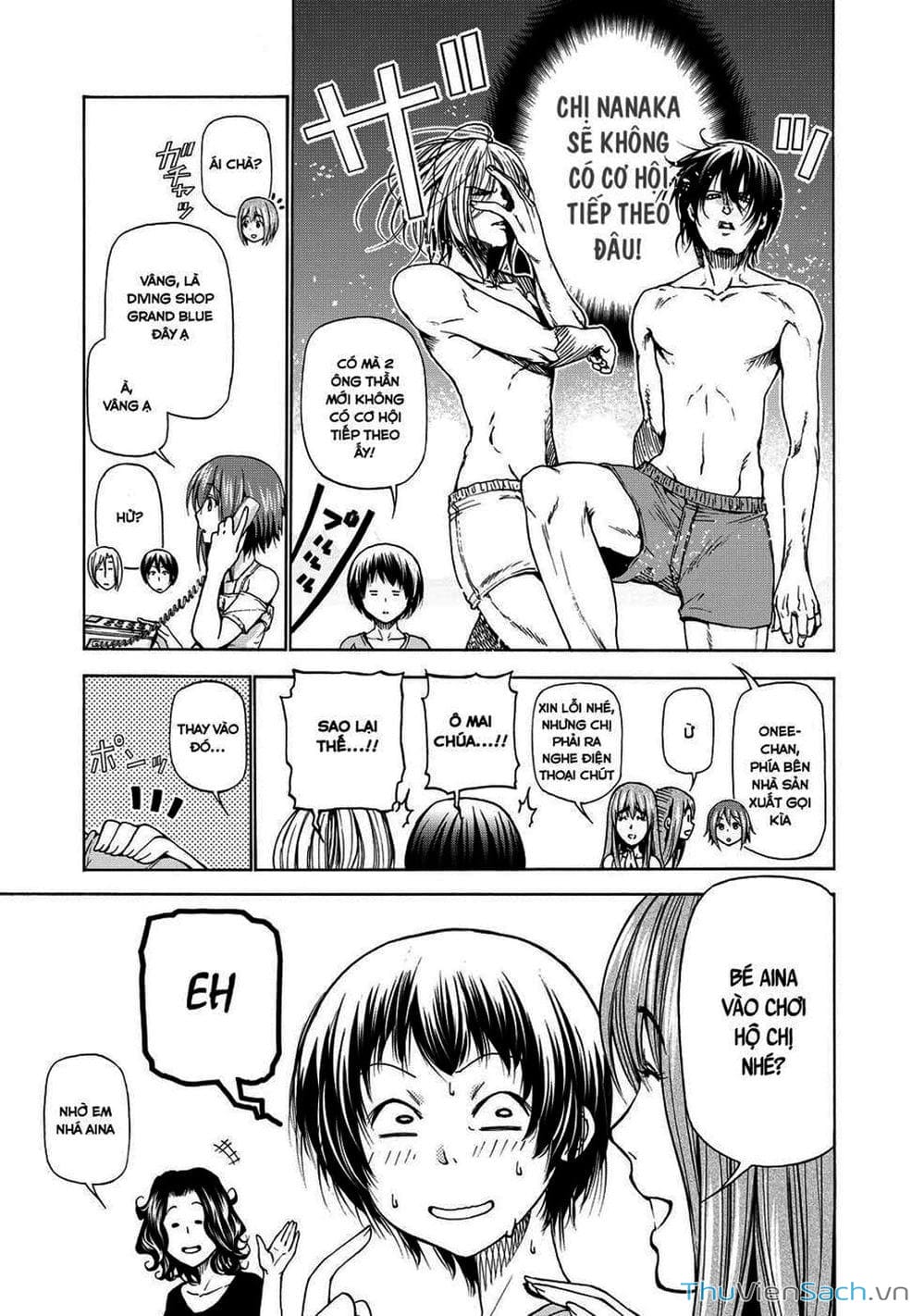 Truyện Tranh Cô Gái Thích Lặn - Grand Blue trang 3