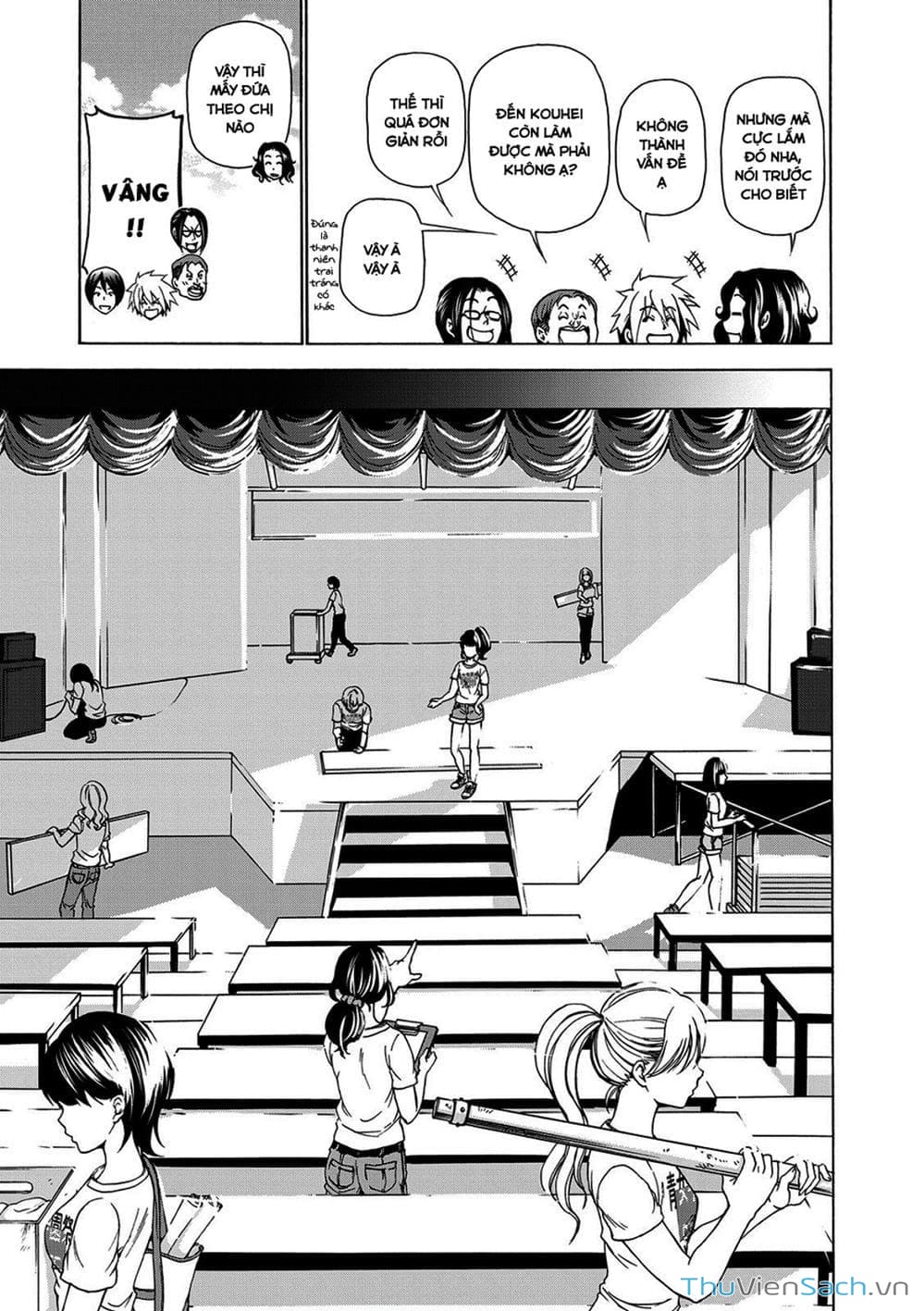 Truyện Tranh Cô Gái Thích Lặn - Grand Blue trang 3