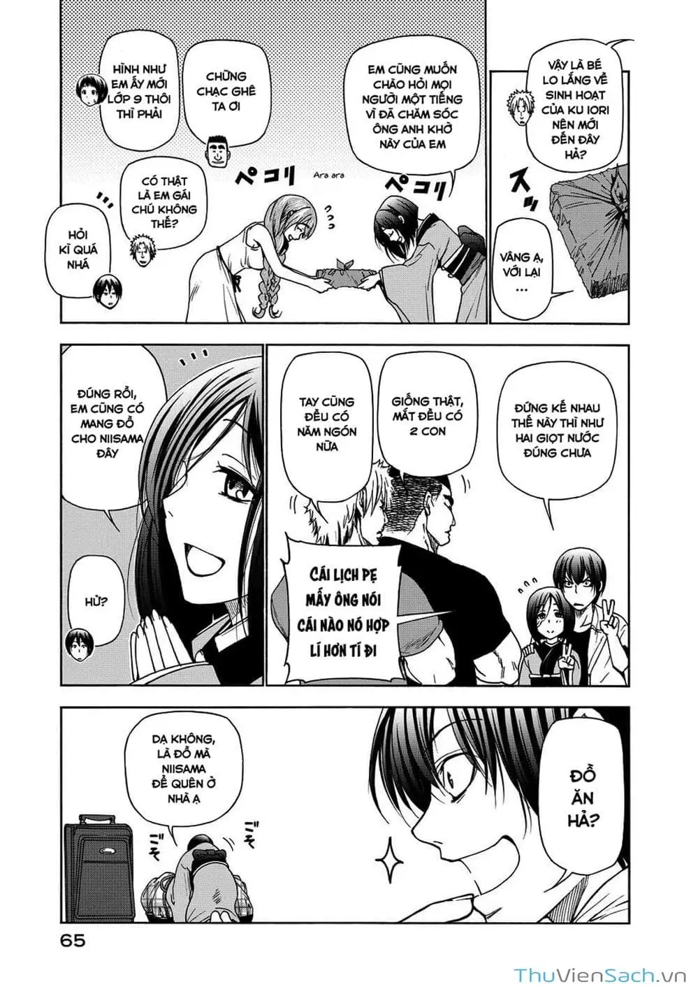 Truyện Tranh Cô Gái Thích Lặn - Grand Blue trang 3