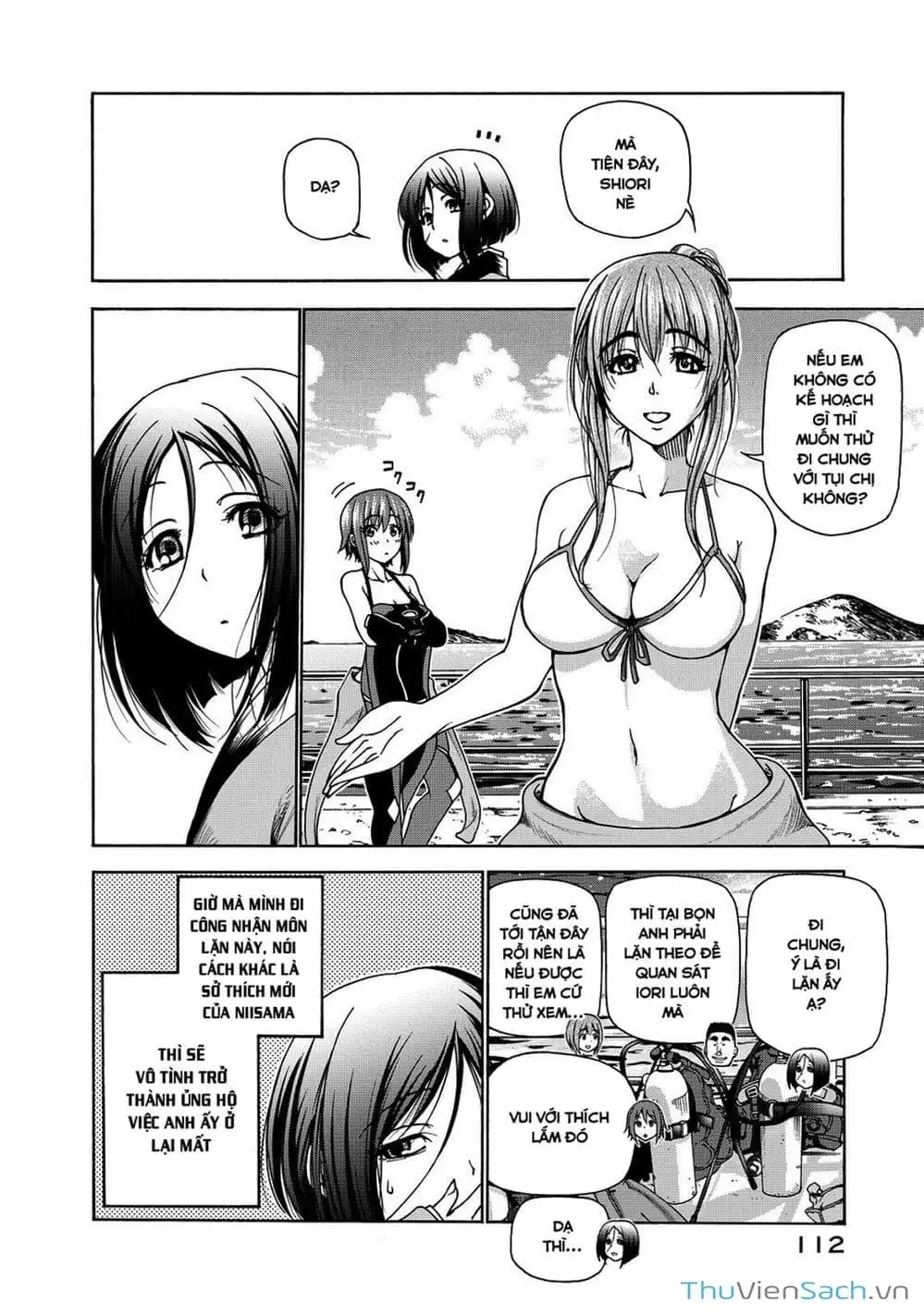 Truyện Tranh Cô Gái Thích Lặn - Grand Blue trang 3