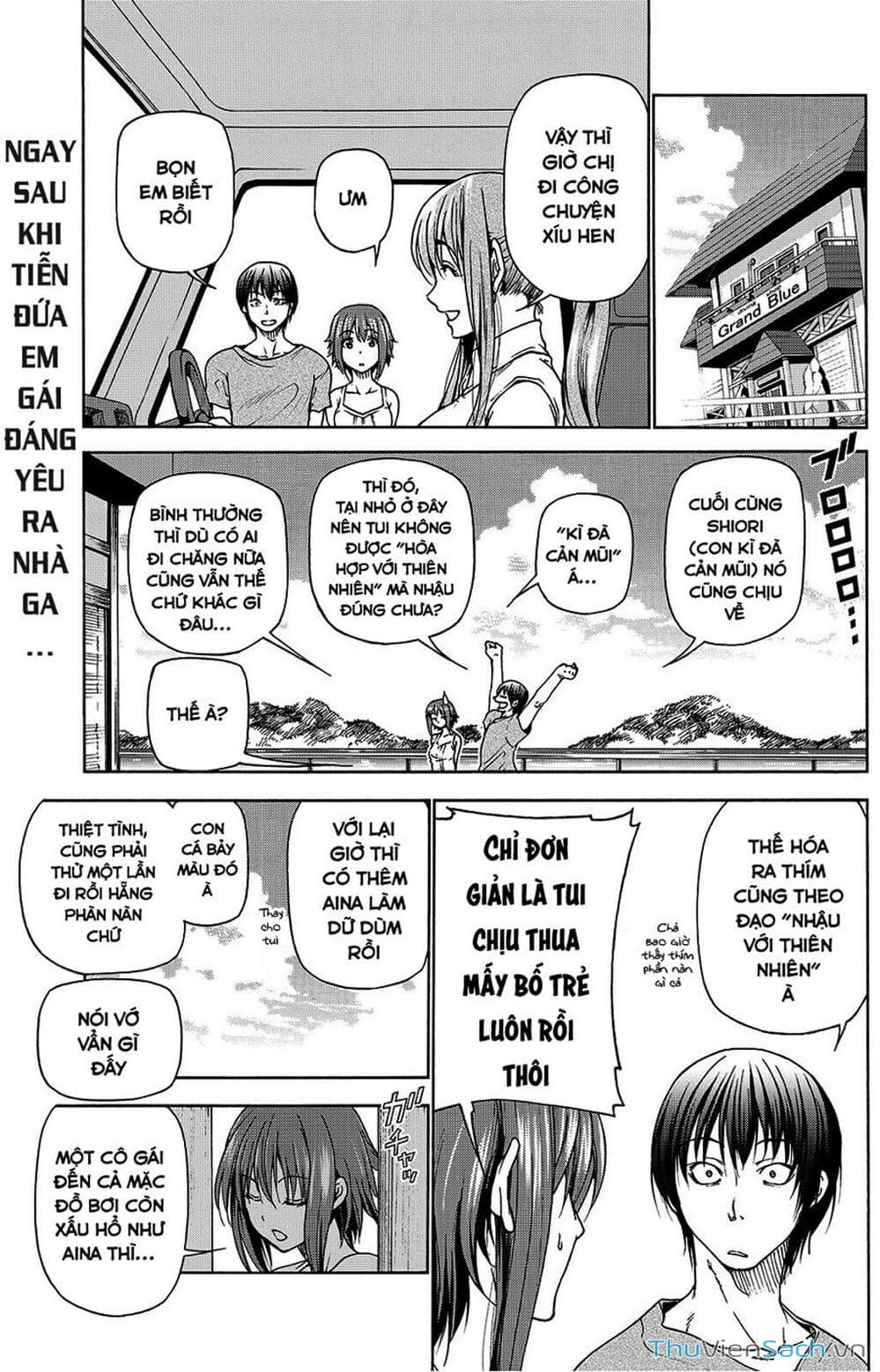 Truyện Tranh Cô Gái Thích Lặn - Grand Blue trang 3