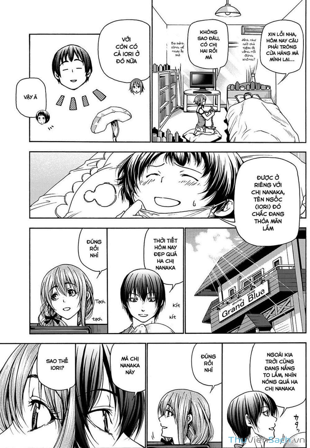Truyện Tranh Cô Gái Thích Lặn - Grand Blue trang 3