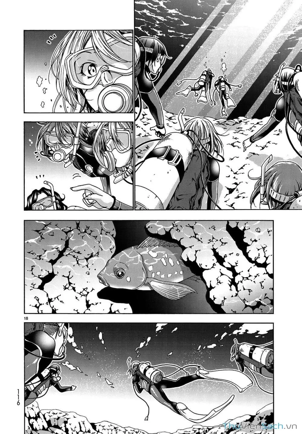 Truyện Tranh Cô Gái Thích Lặn - Grand Blue trang 3
