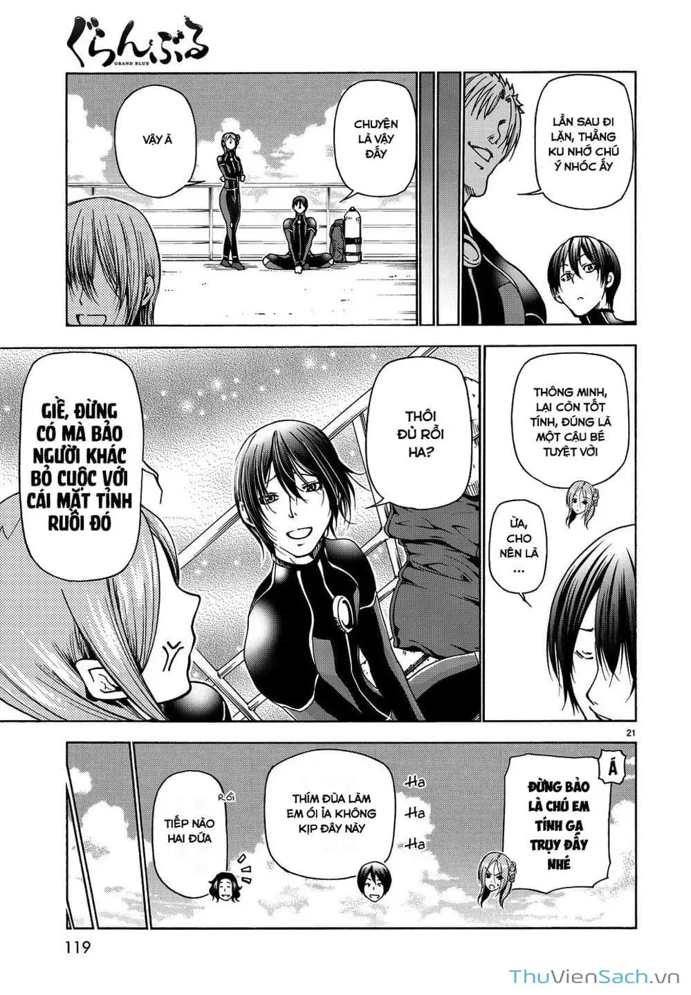 Truyện Tranh Cô Gái Thích Lặn - Grand Blue trang 3