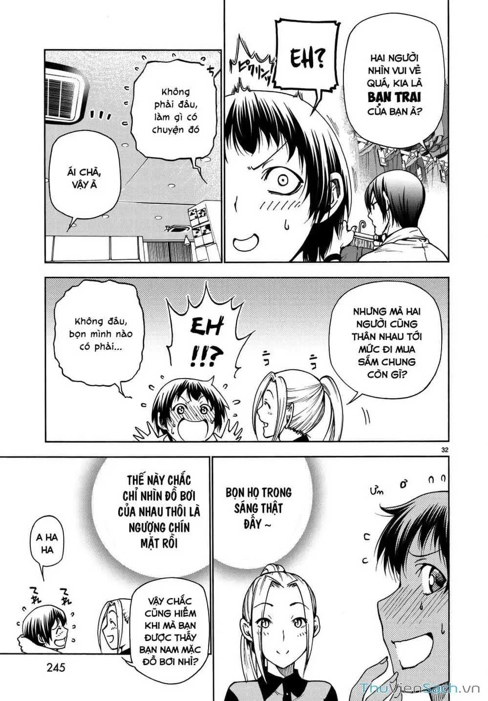 Truyện Tranh Cô Gái Thích Lặn - Grand Blue trang 3