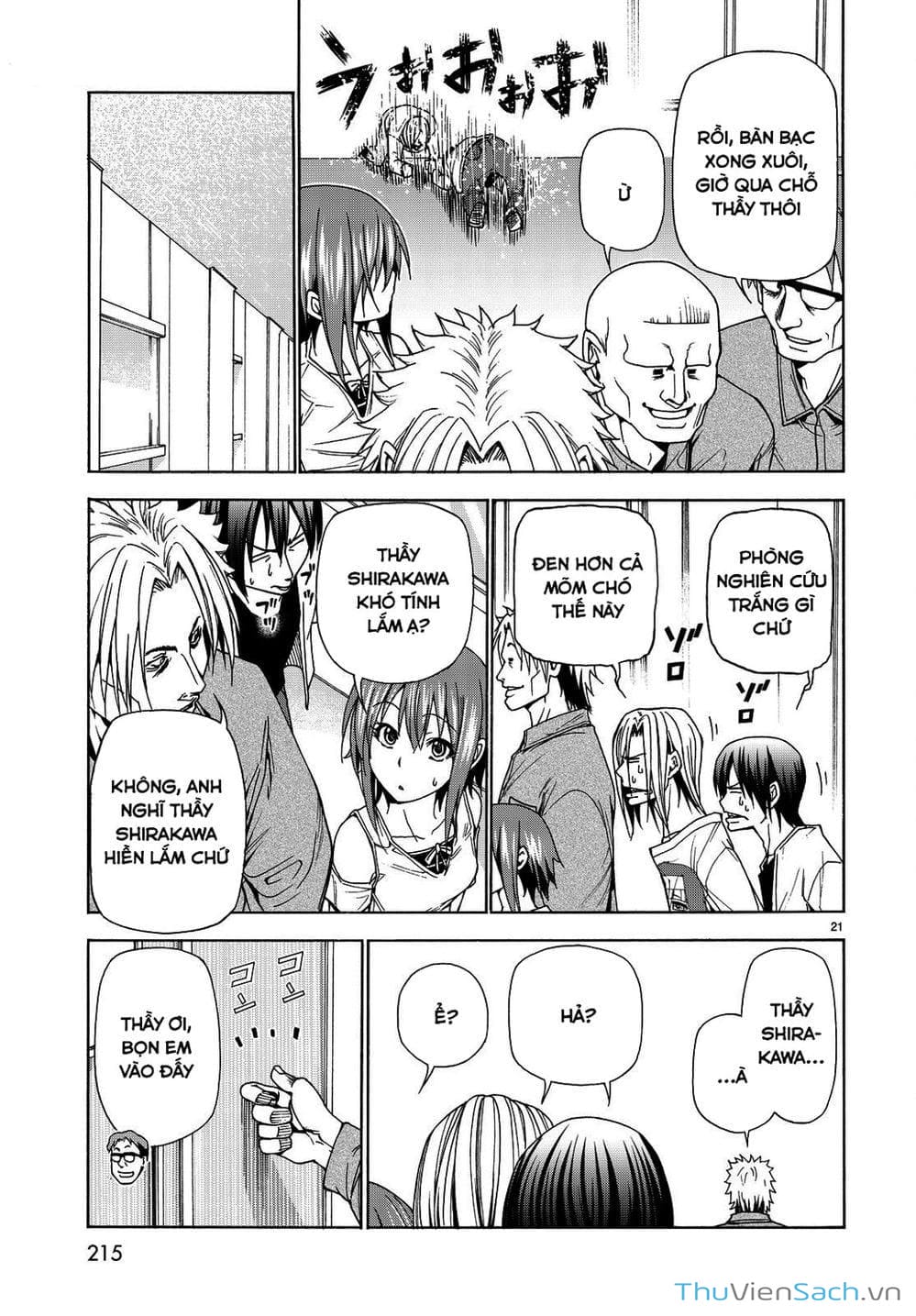 Truyện Tranh Cô Gái Thích Lặn - Grand Blue trang 3