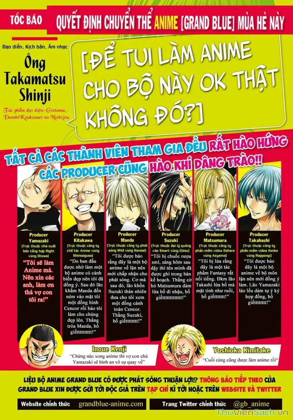 Truyện Tranh Cô Gái Thích Lặn - Grand Blue trang 3