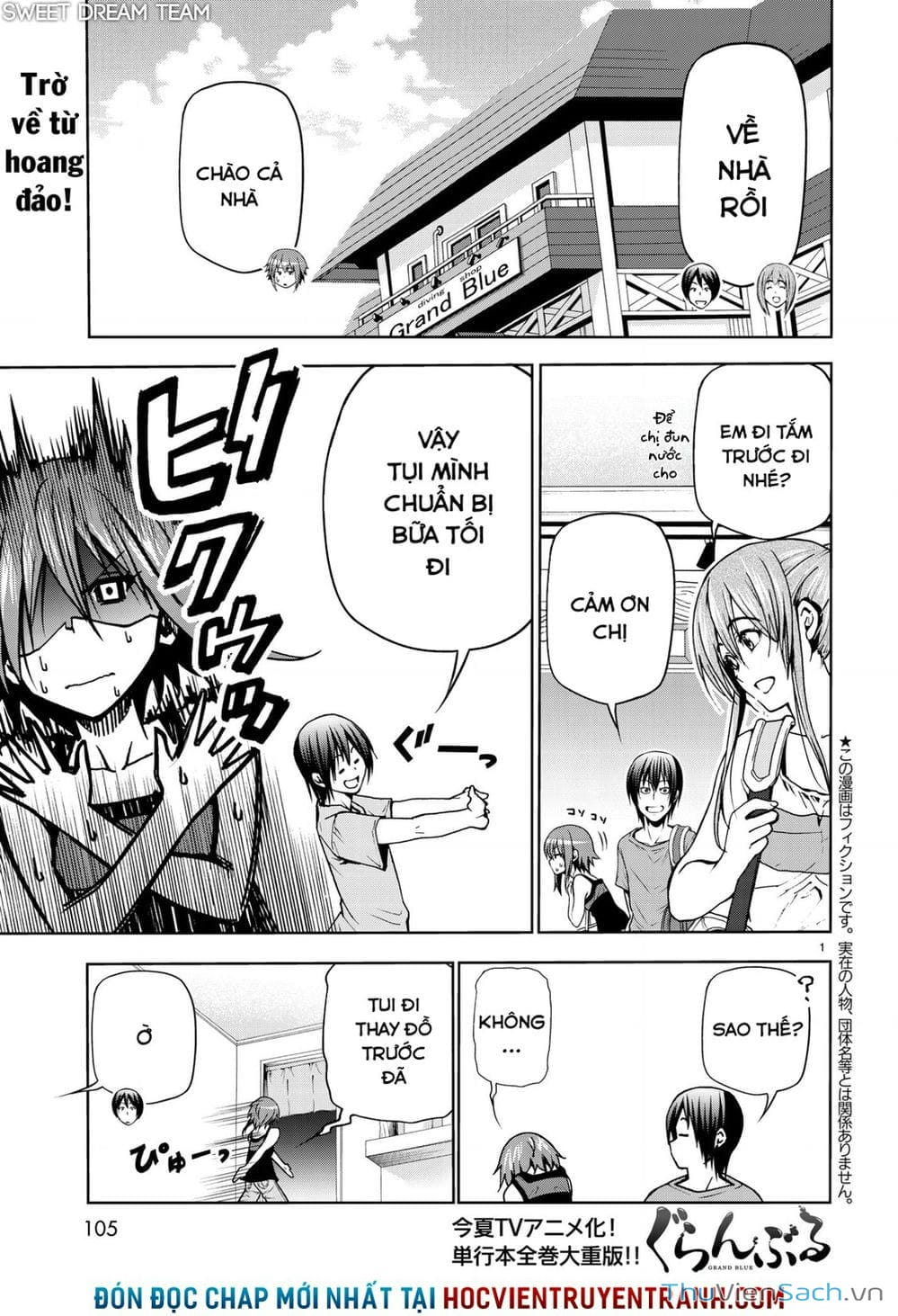 Truyện Tranh Cô Gái Thích Lặn - Grand Blue trang 3
