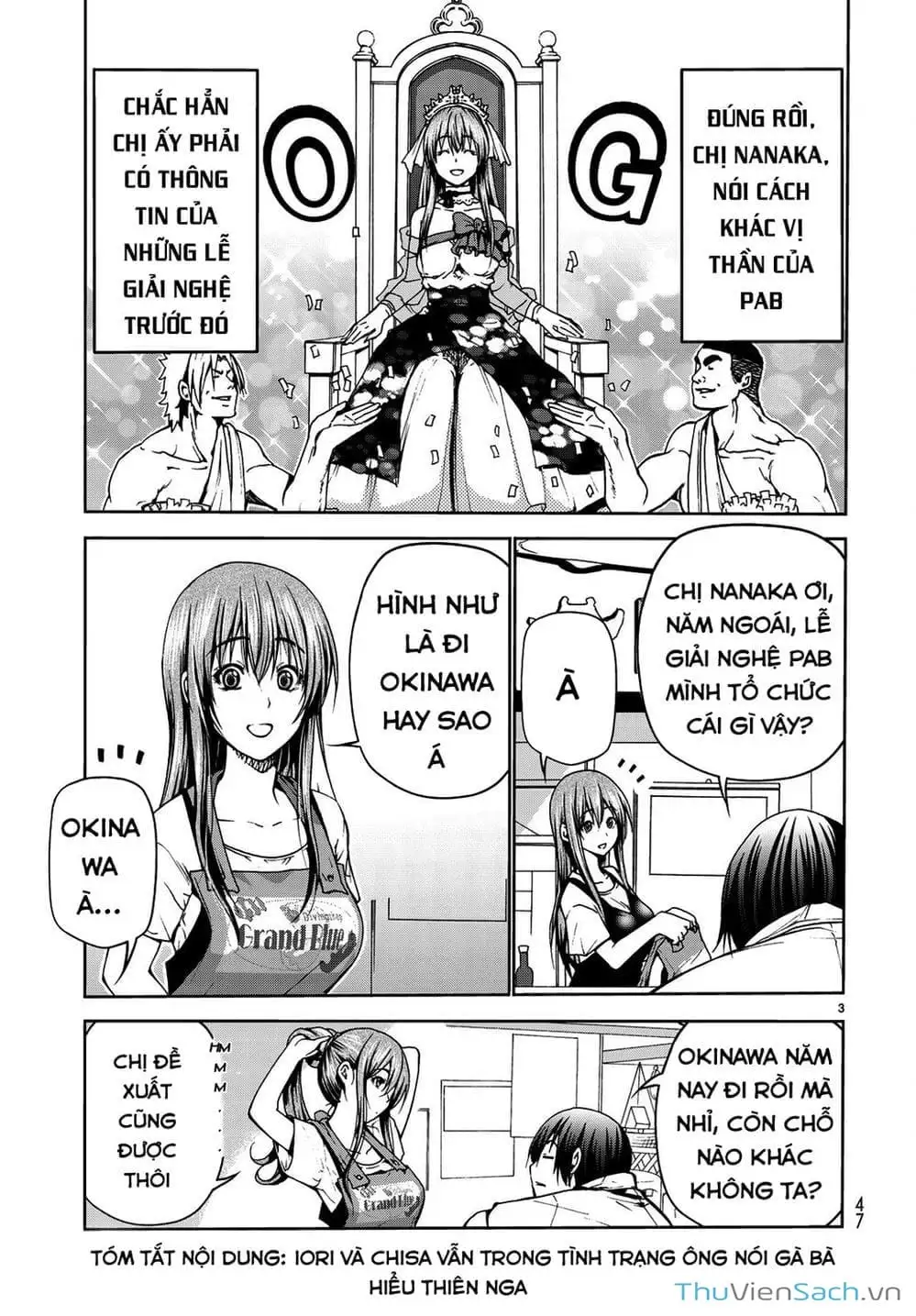 Truyện Tranh Cô Gái Thích Lặn - Grand Blue trang 3