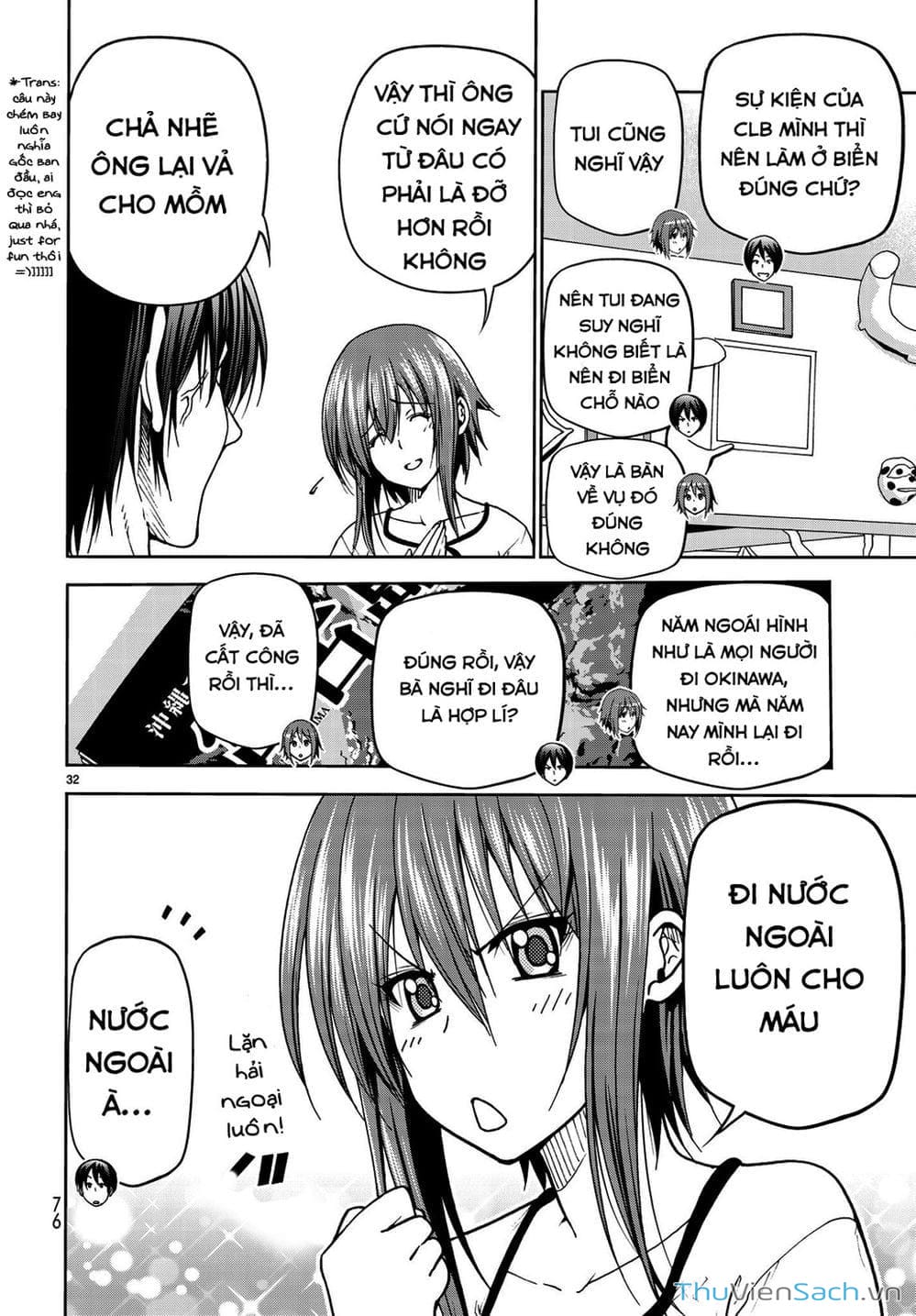 Truyện Tranh Cô Gái Thích Lặn - Grand Blue trang 3