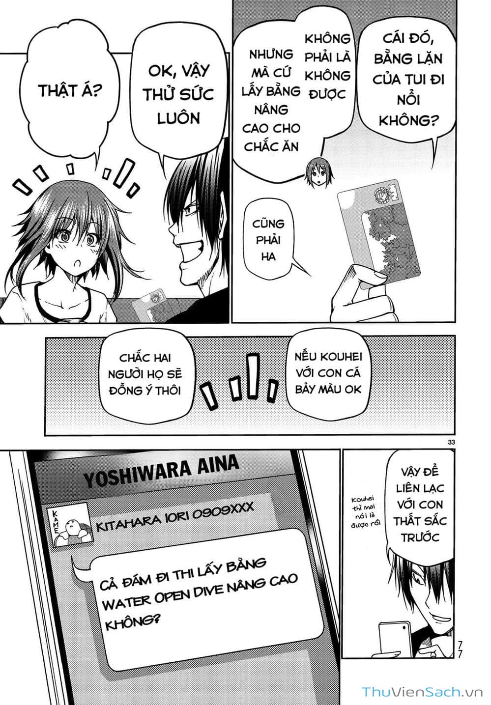 Truyện Tranh Cô Gái Thích Lặn - Grand Blue trang 3