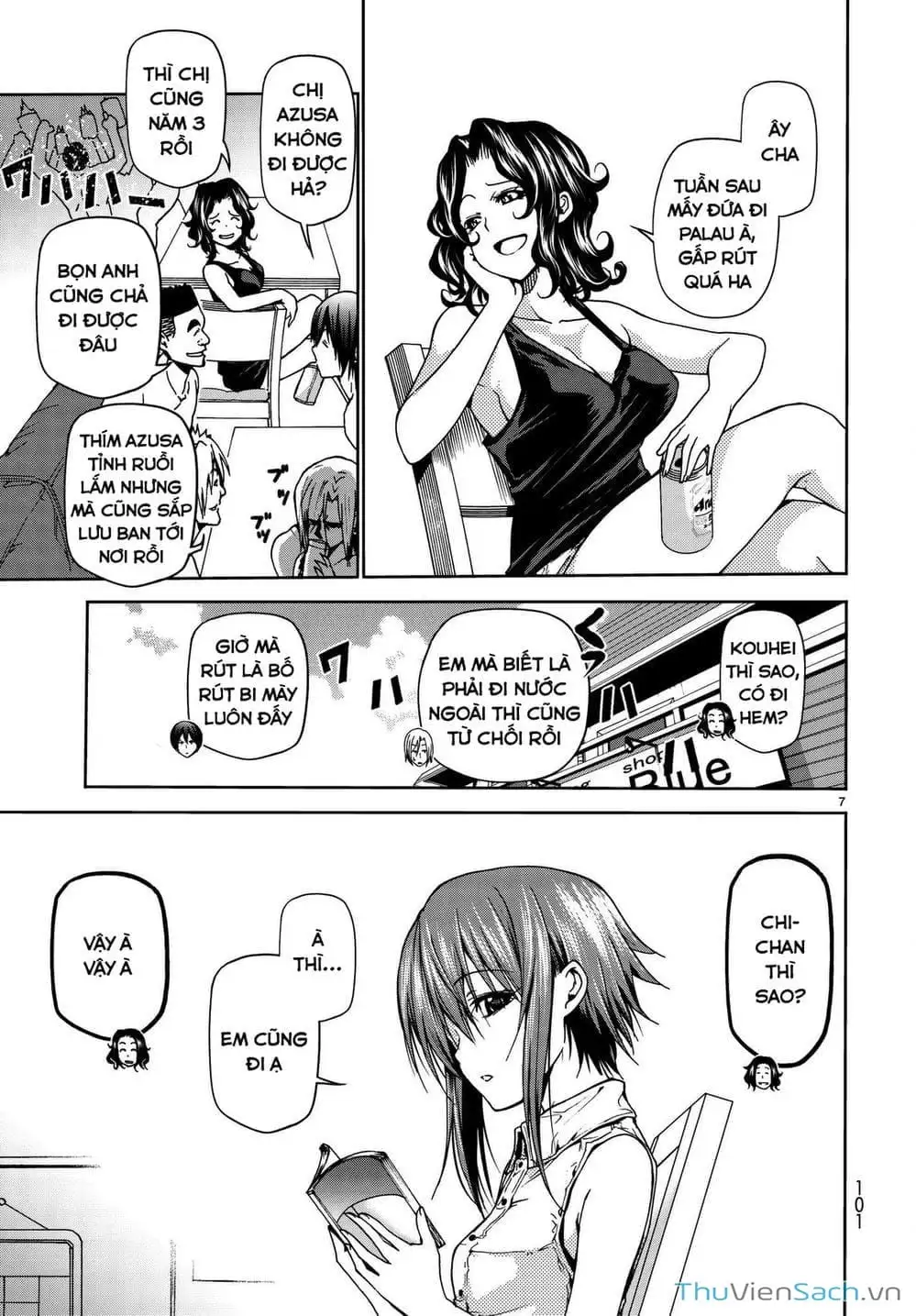 Truyện Tranh Cô Gái Thích Lặn - Grand Blue trang 3