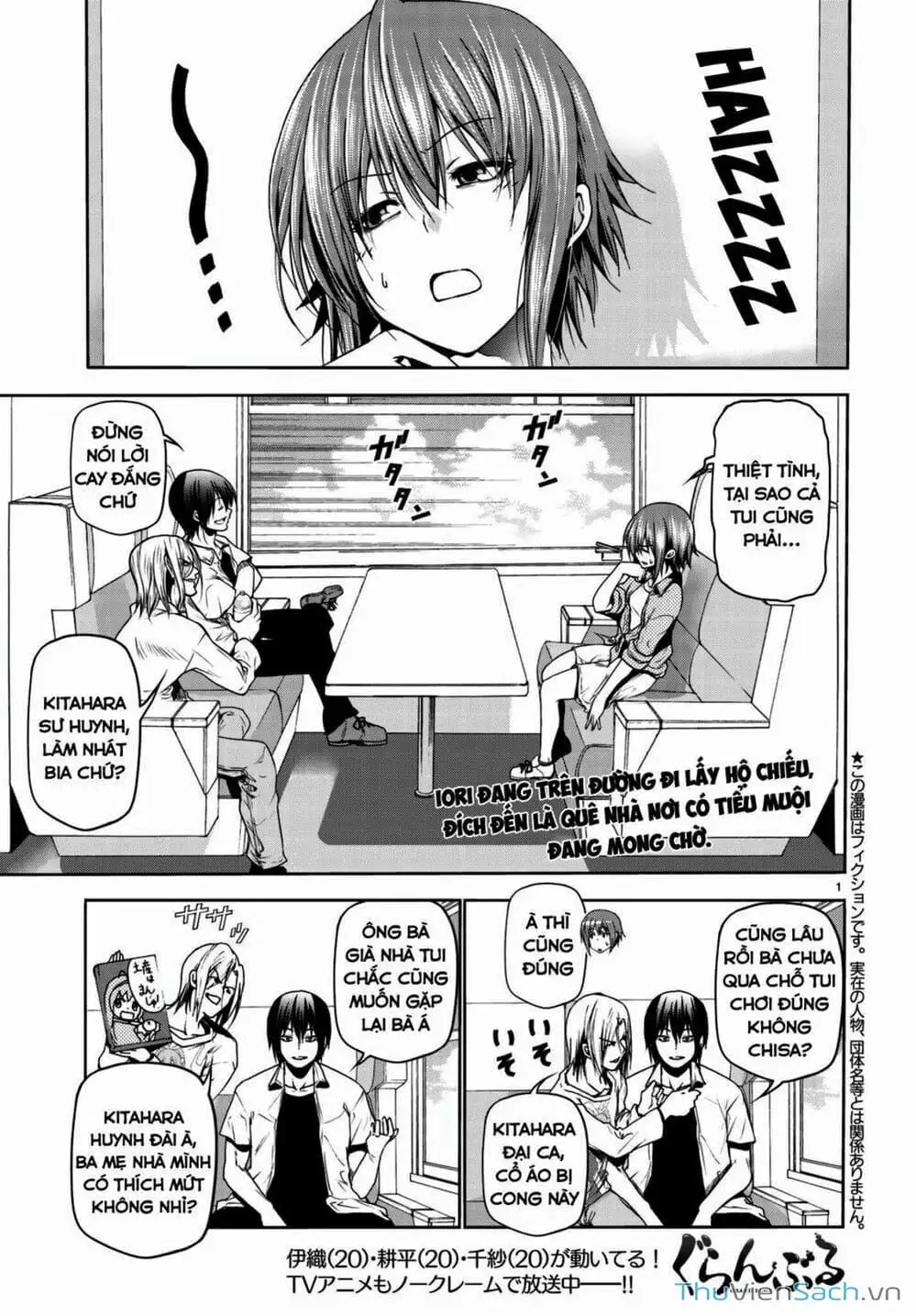 Truyện Tranh Cô Gái Thích Lặn - Grand Blue trang 3