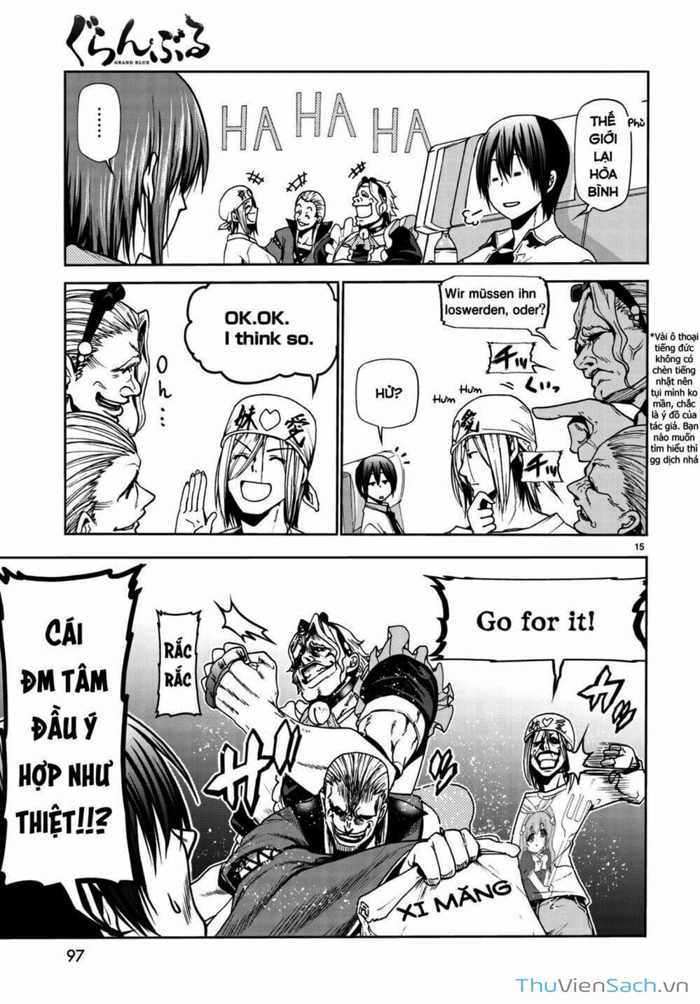 Truyện Tranh Cô Gái Thích Lặn - Grand Blue trang 3