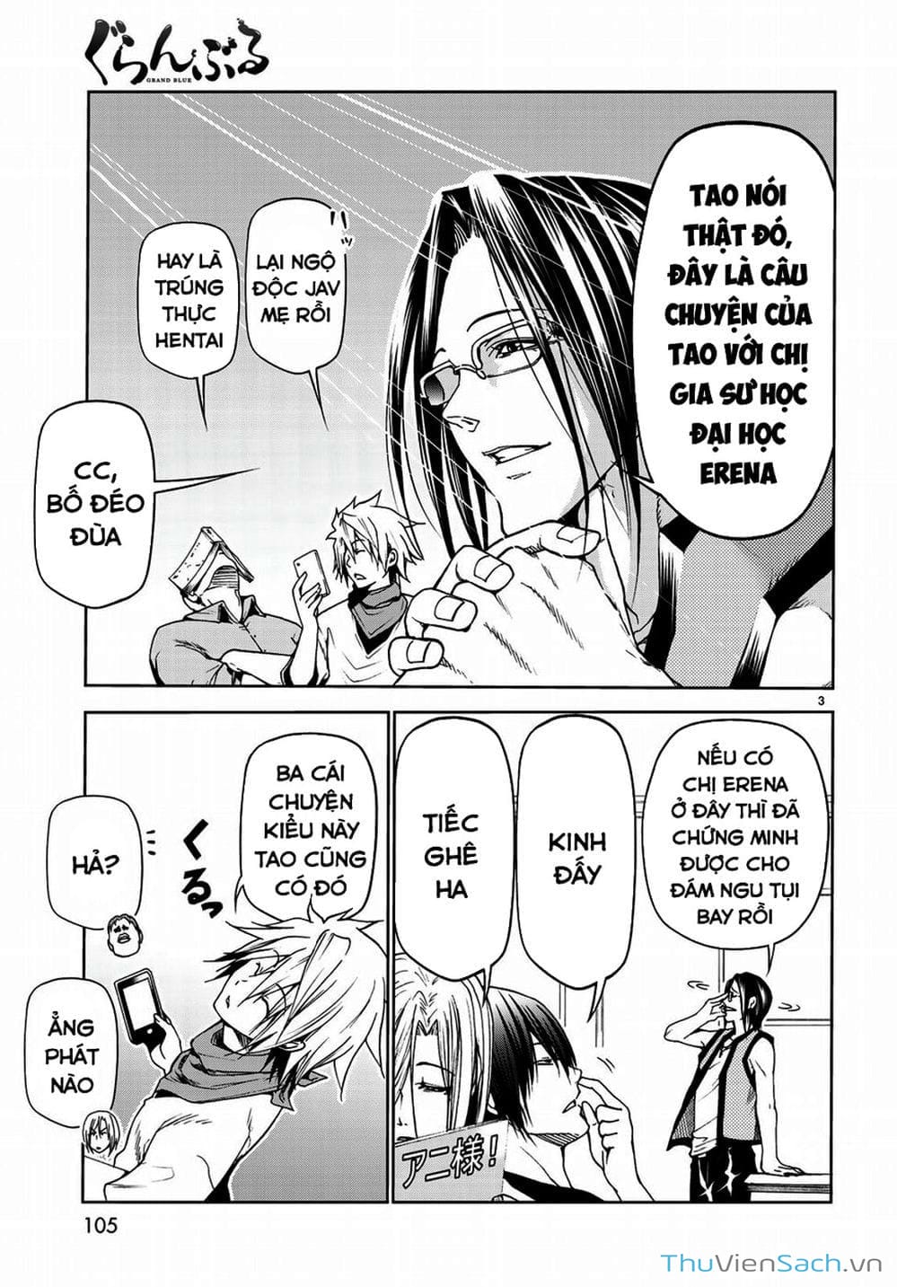 Truyện Tranh Cô Gái Thích Lặn - Grand Blue trang 3