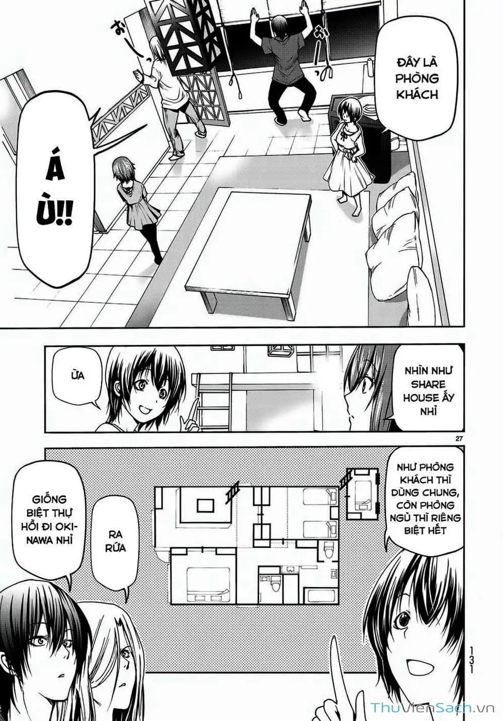 Truyện Tranh Cô Gái Thích Lặn - Grand Blue trang 3